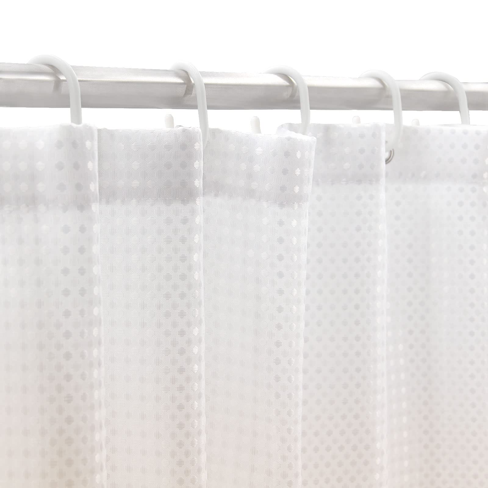 BBiggood 36 x 72 Small Stall Shower Curtain  Orange Ombre Narrow Shower Curtain for Bathroom  36 Inch Waffle Weave Fabric Shower Curtain Set with Hook  Hotel Spa Luxury Shower Curtain Water Repellent.