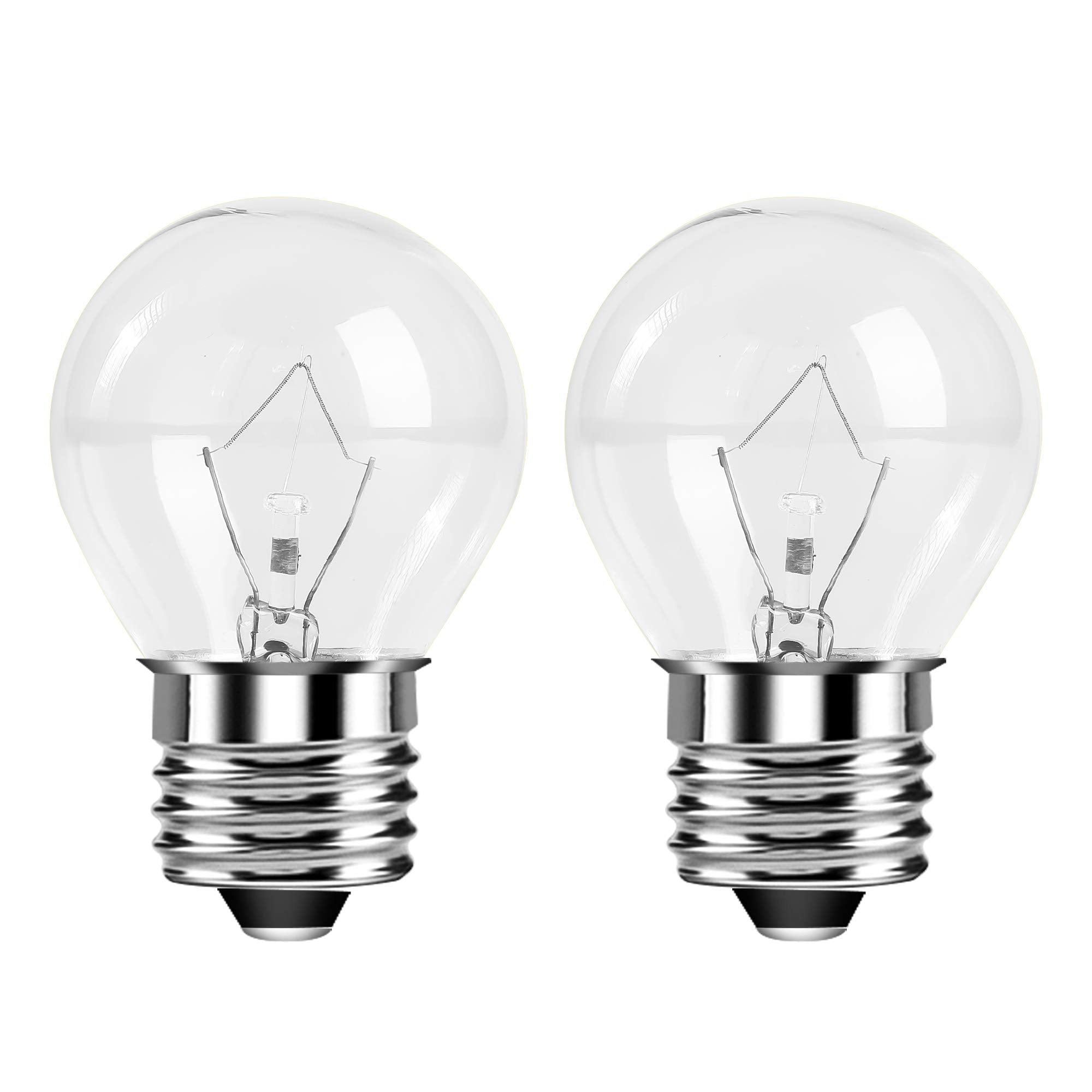 Appliance Oven Light Bulb 40W for Refrigerator Over Hood Stove Microwave Replacement Bulb High Temperature Resistant A15 Incande