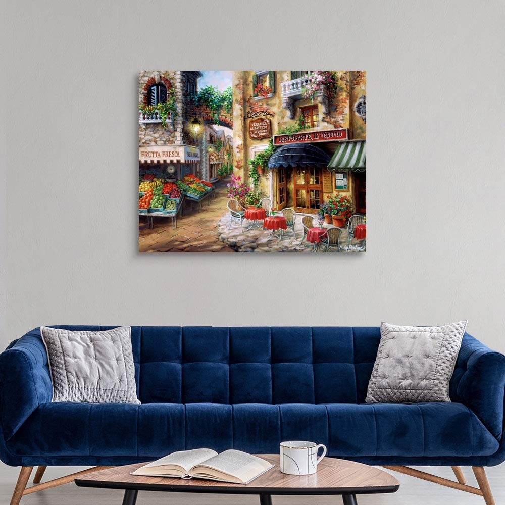 Canvas On Demand Buon Appetito Canvas Wall Art Print By Nicky Boehme, Contemporary, Home Decor, Artwork, 45''X36''