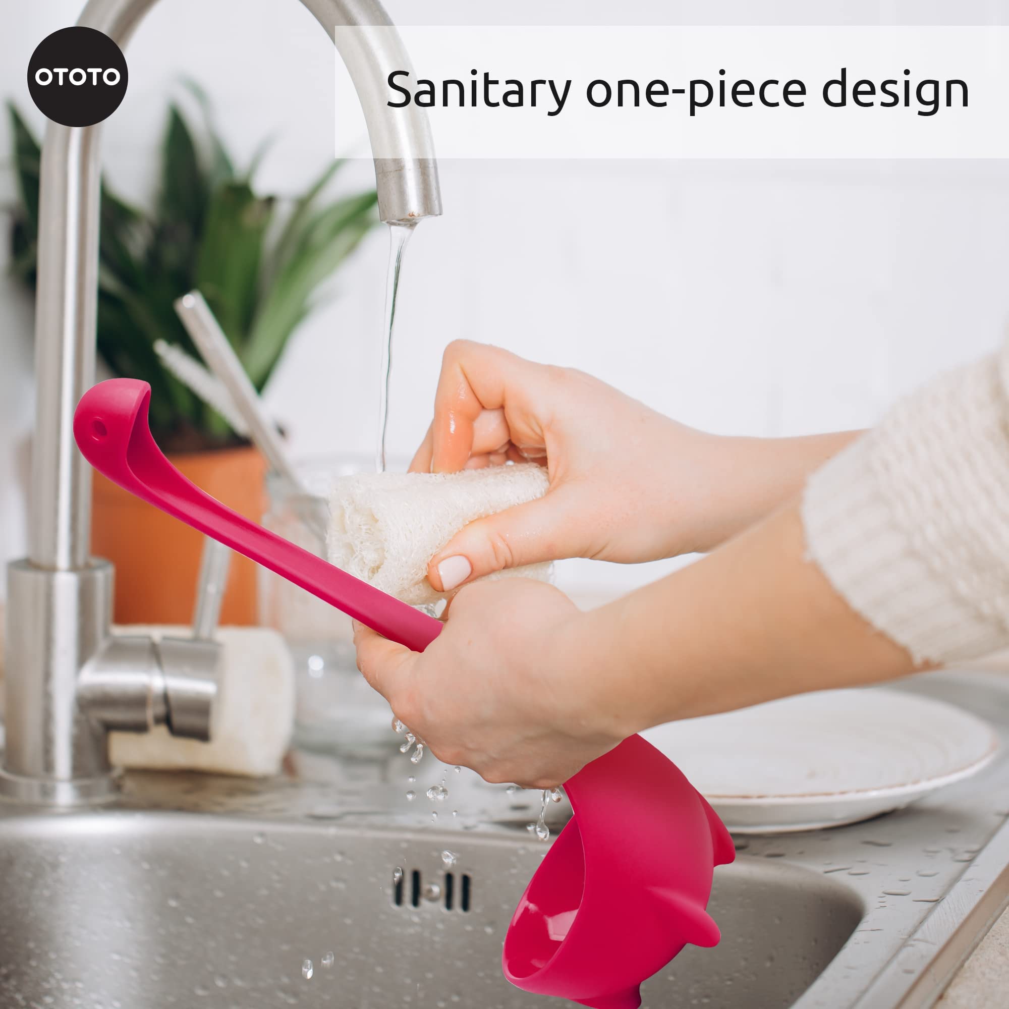 Ototo The Original Nessie Ladle - Soup Ladle, Funny Gadgets, Loch Ness Design, Cooking Gifts For Mom - Cute And Practical Kitche