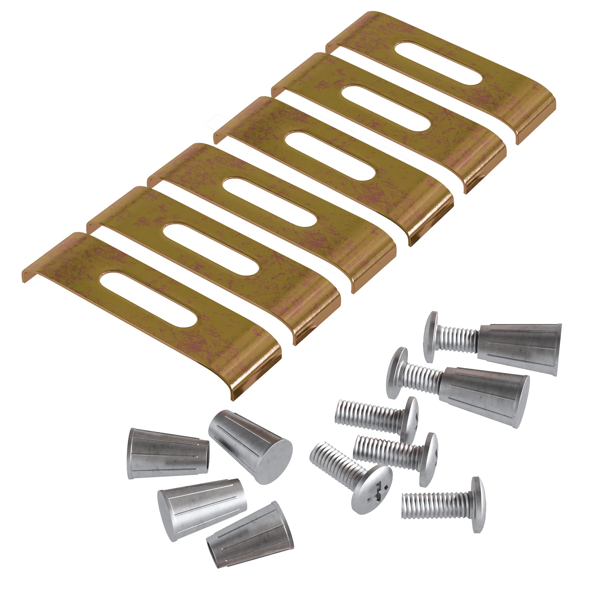 Dowell Undermount Kitchen Sink Clips, Sink Brackets, Kitchen Sink Supports, Sink Clips - 6011-11 - 6 Clips/Screws/Anchors