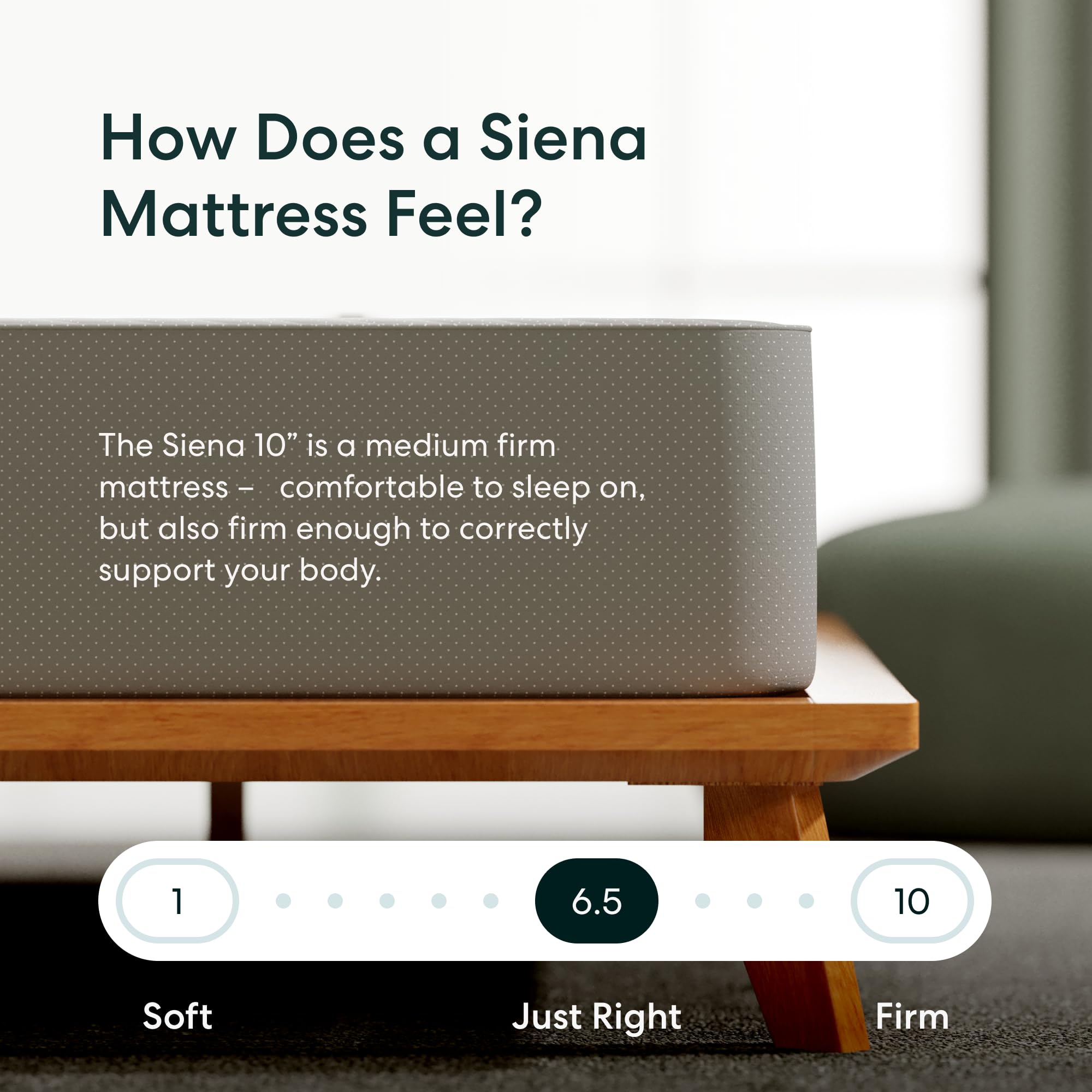 Siena King Mattress - Memory Foam 10'' - Medium Firm - 180 Night Trial - 5 Premium Layers - Breathable Cool Comfort Sleep Bed In