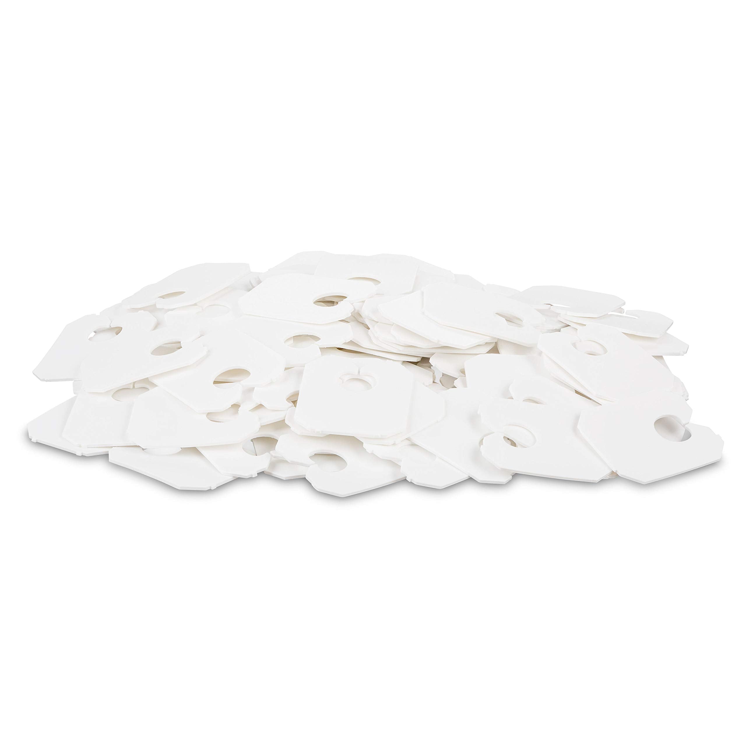 Disposable Red Plastic Bread Clips 7/8 X 1 1/8 Inches Keep Your Food Fresh After Opening By Mt Products (100 Pieces)