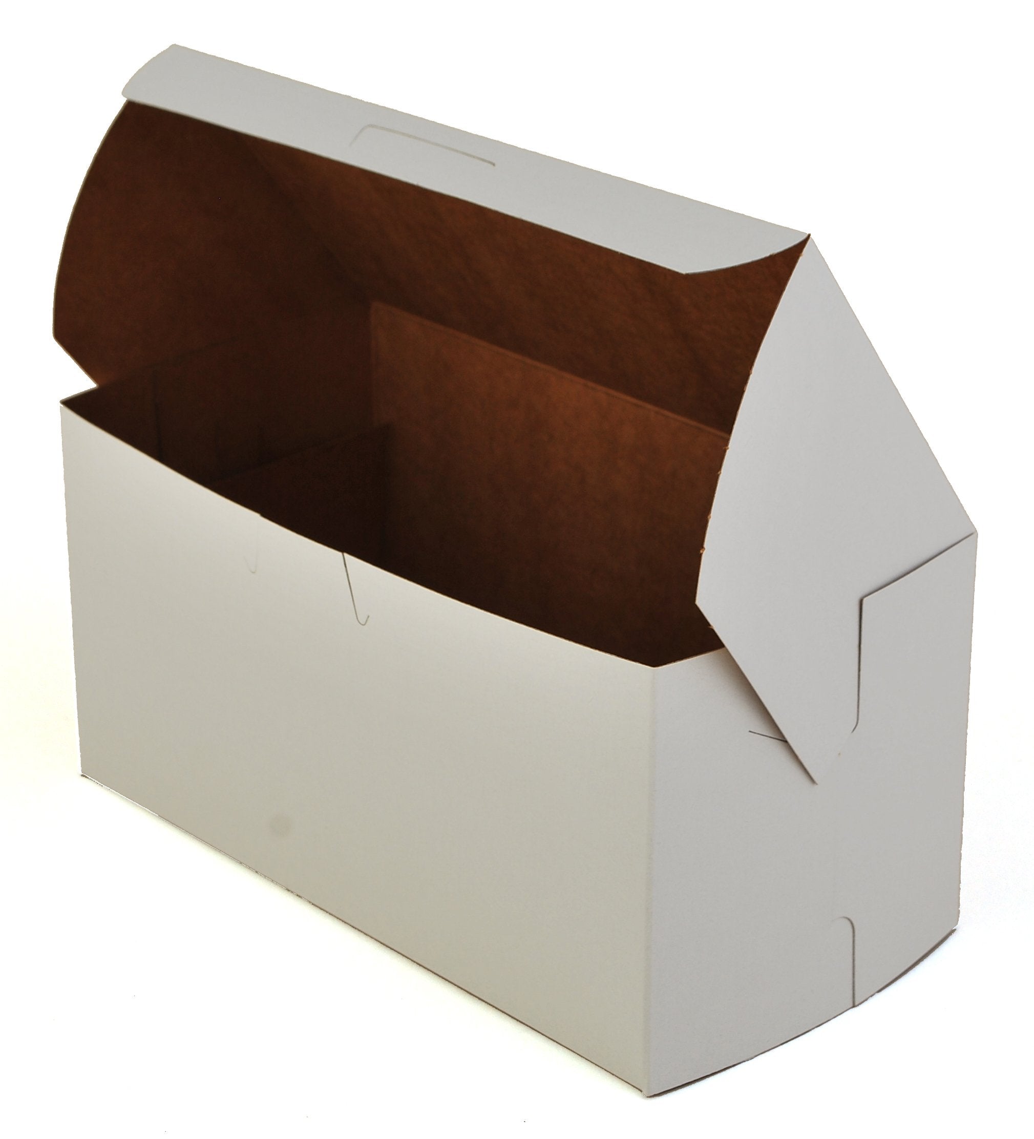 Sct White One-Piece Non-Window Bakery Boxes, 8 X 4 X 4, White, Paper, 250/Carton