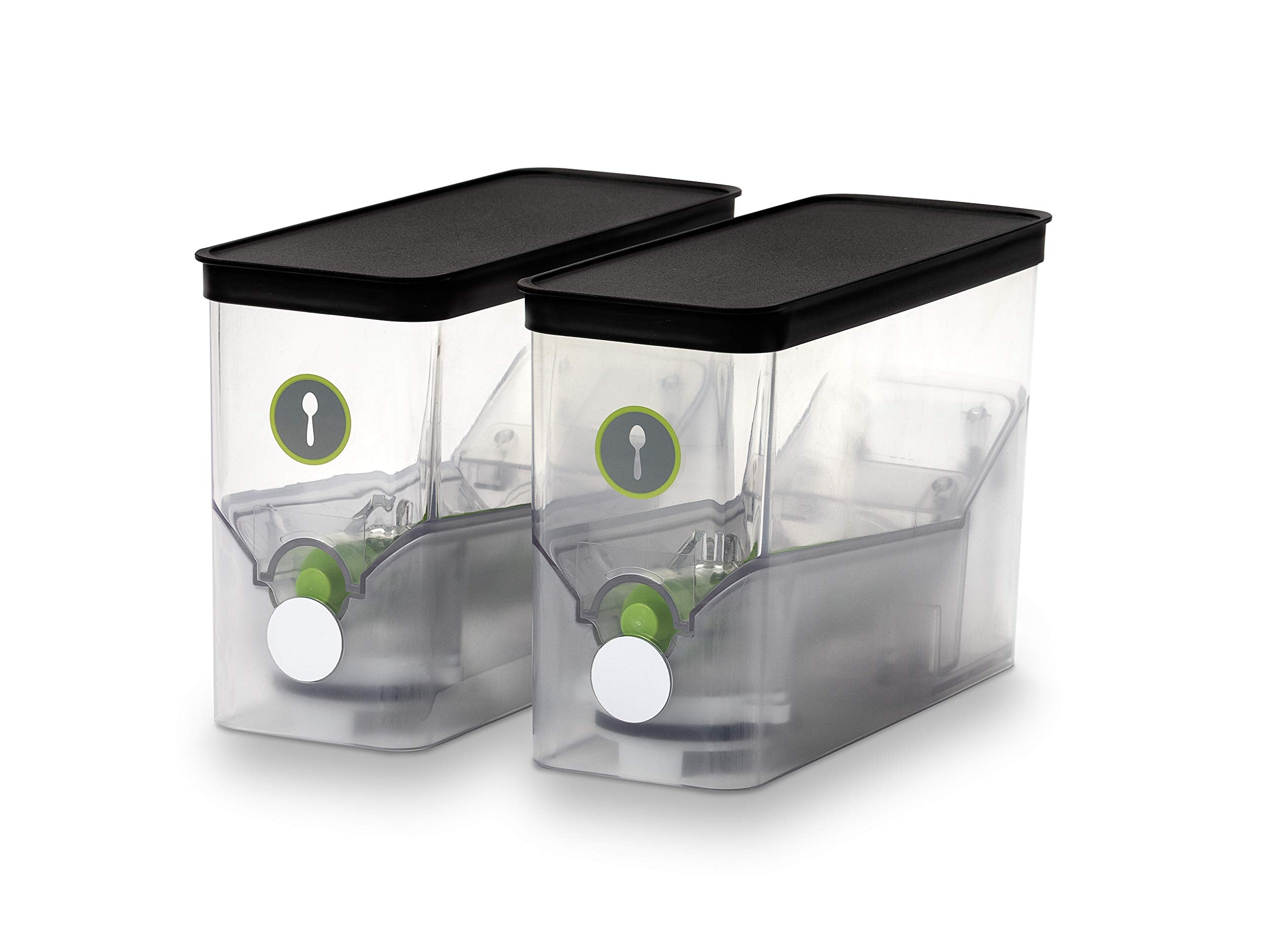 PantryChic SmartCanisters SMALL - Stores, Measures & Dispenses Dry Ingredients Smart Storage System SOLD SEPARATELY - BPA-Free A