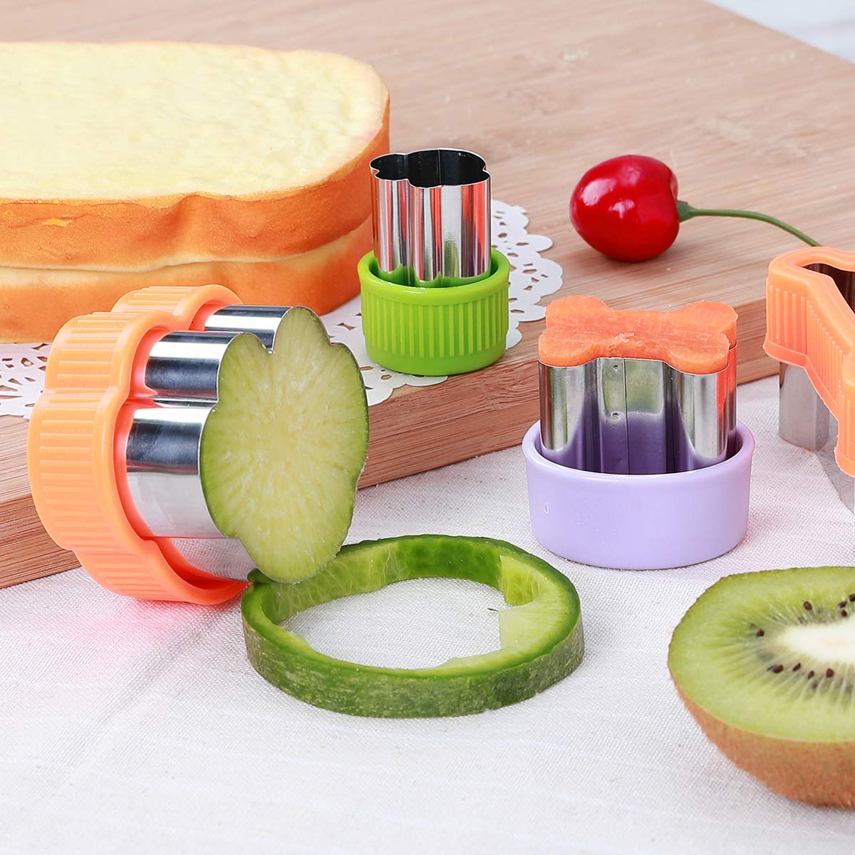 Dog Cookie Cutter Set - Dog Bone And Dog Paw Print Cookie Mold For Homemade Treats - Stainless Steel Cookie Cutter Molds For Kid