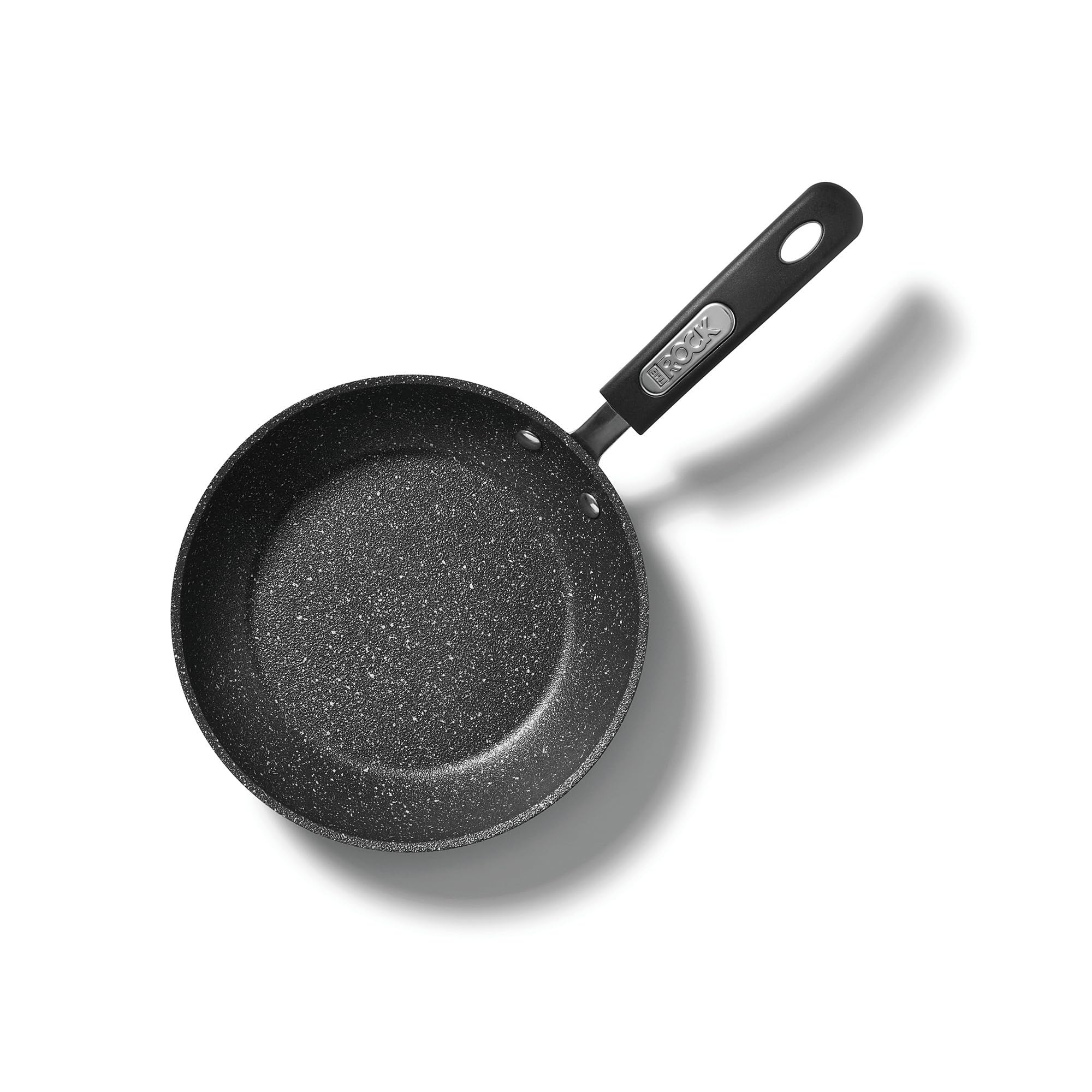 The Rock By Starfrit 8'' Fry Pan With Bakelite Handle, Black