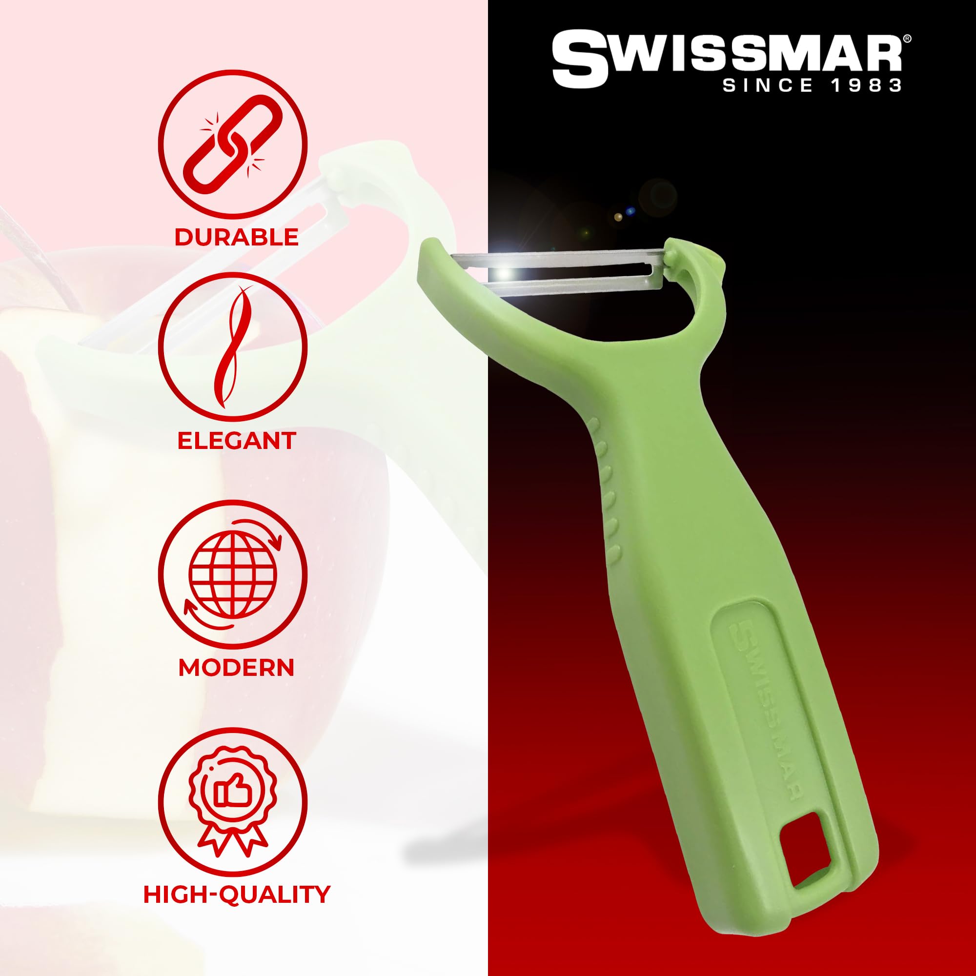 Swissmar Peeler - Y - Scalpel - Green