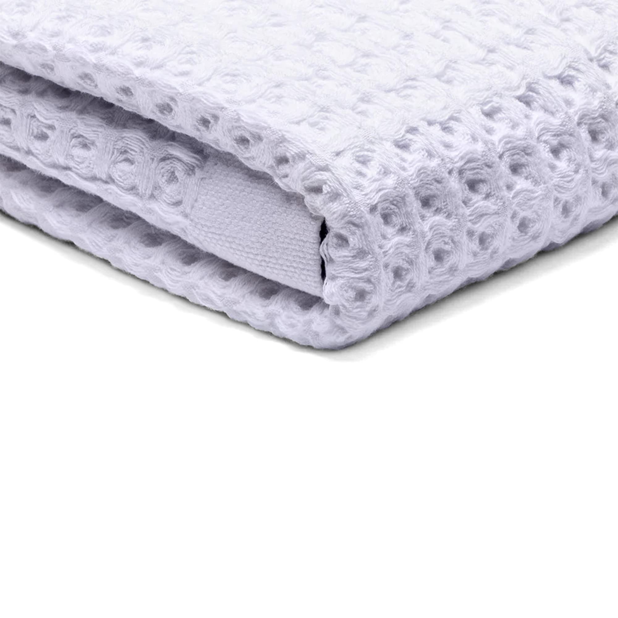 Sutera - Silverthread Waffle Towel California - Grown Pima Cotton, Quick Drying, Ultra Soft, Lightweight And Absorbent - Waffle