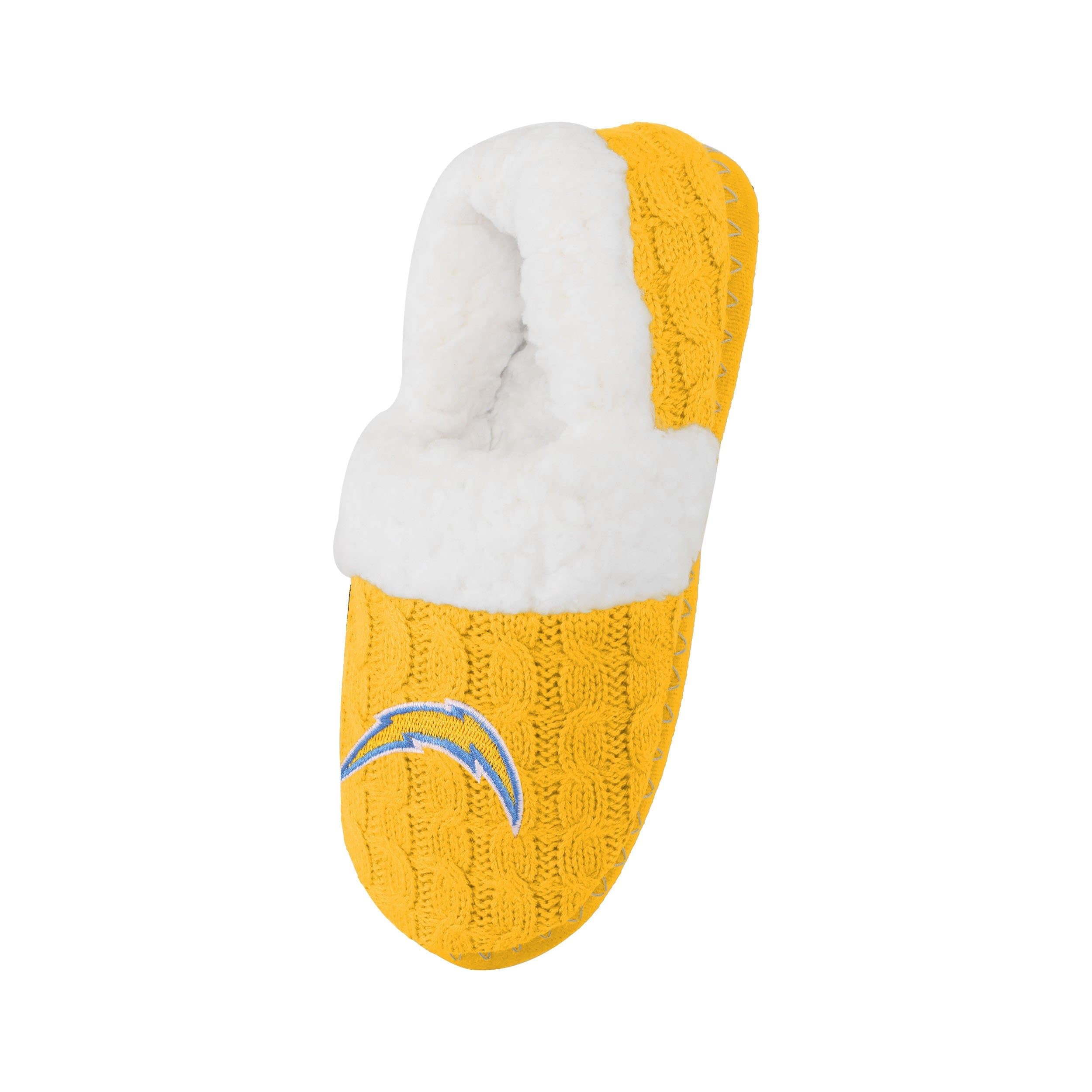 Los Angeles Chargers Nfl Nfl Womens Team Color Moccasin Slipper - S