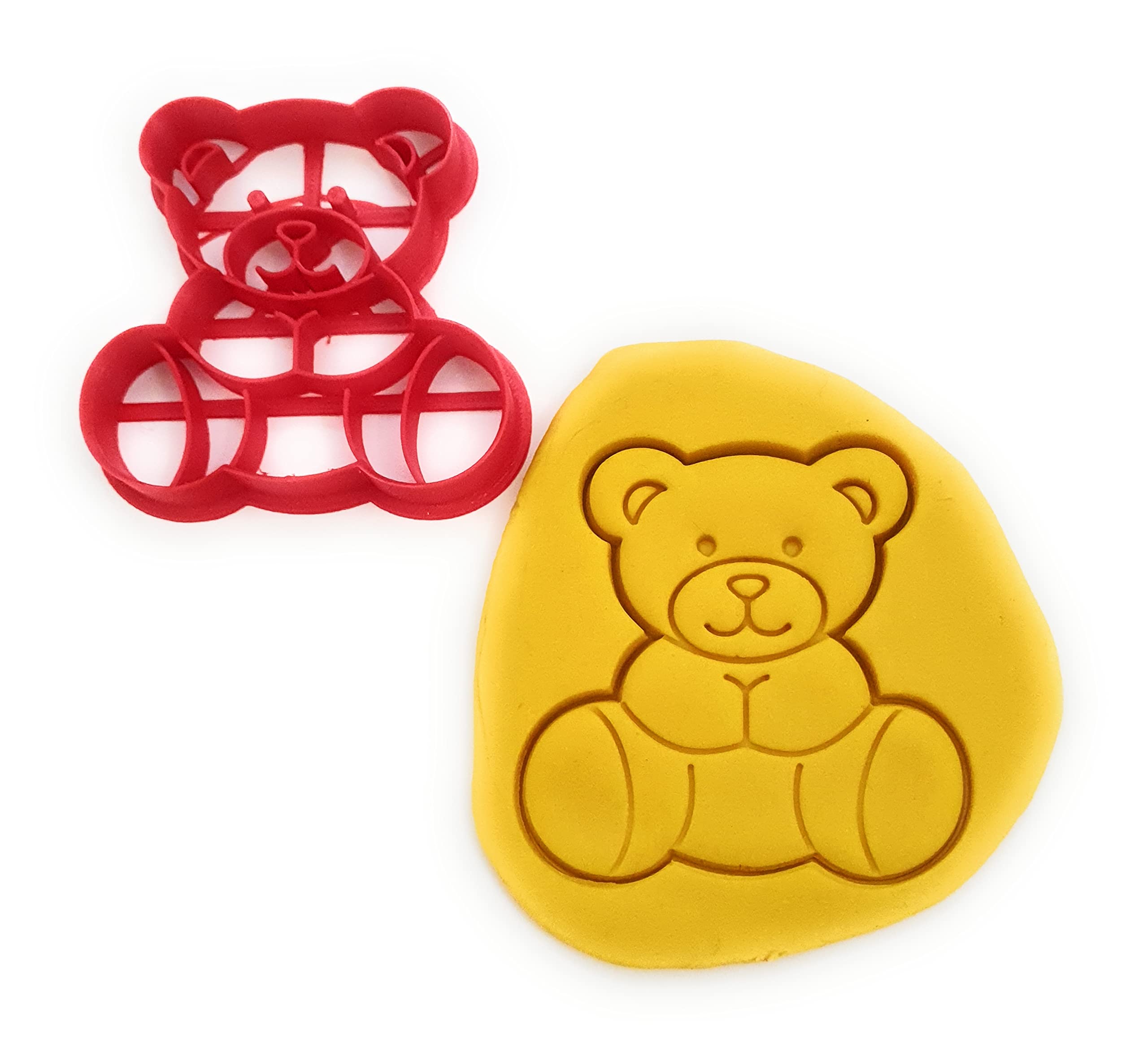 Generico T3D Cookie Cutters Bear Cookie Cutter, Suitable For Cakes Biscuit And Fondant Cookie Mold For Homemade Treats, 3.31 X 3