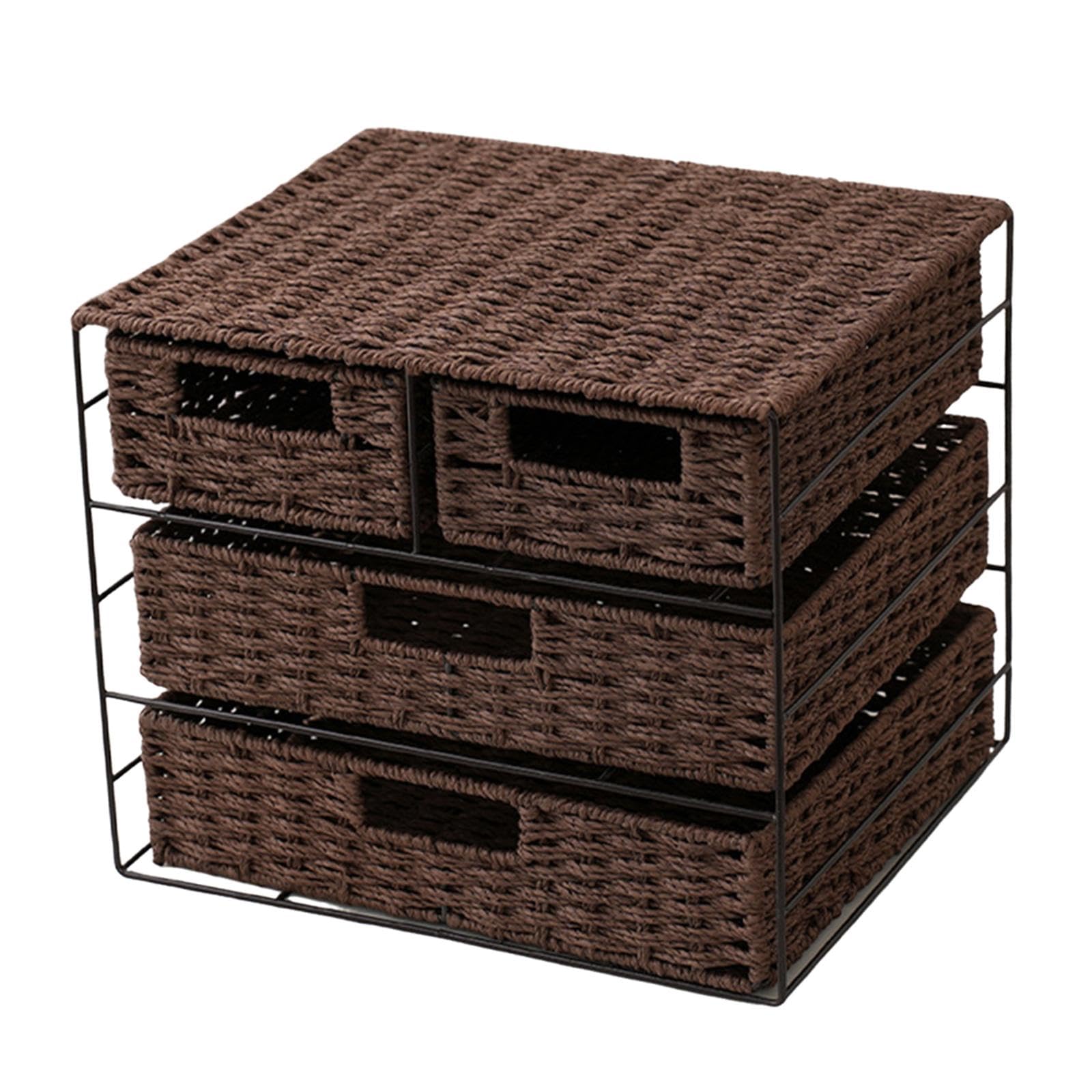 Enakshi Paper Storage Box Drawer Type Home Multiuse For Tabletop Cabinet Living Room