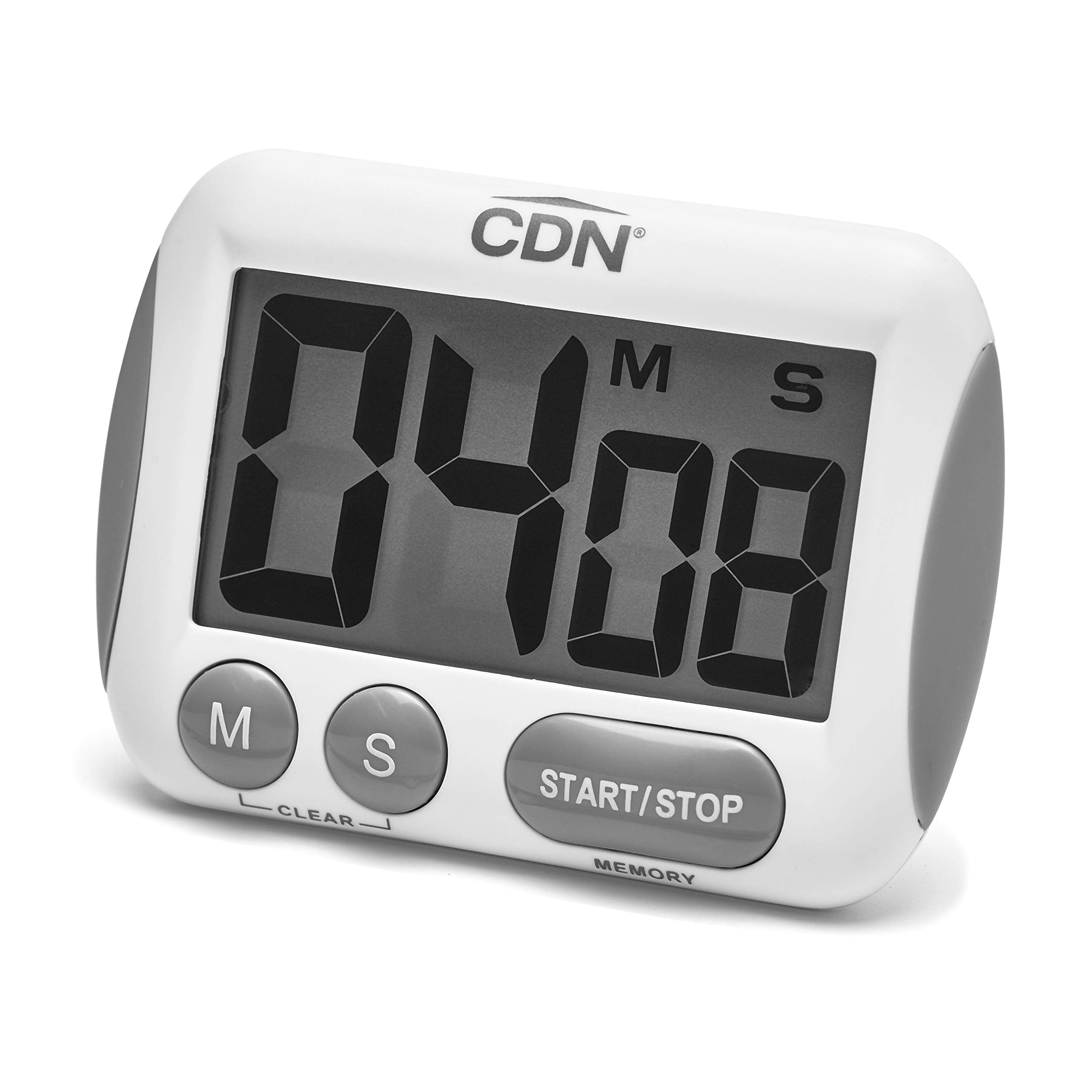 CDN Extra-Big Digit Timer | Counts Up & Down, 100 Minutes by Minutes & Seconds, Extra-Large Digits, Loud Alarm, Stand, Hang, Mag