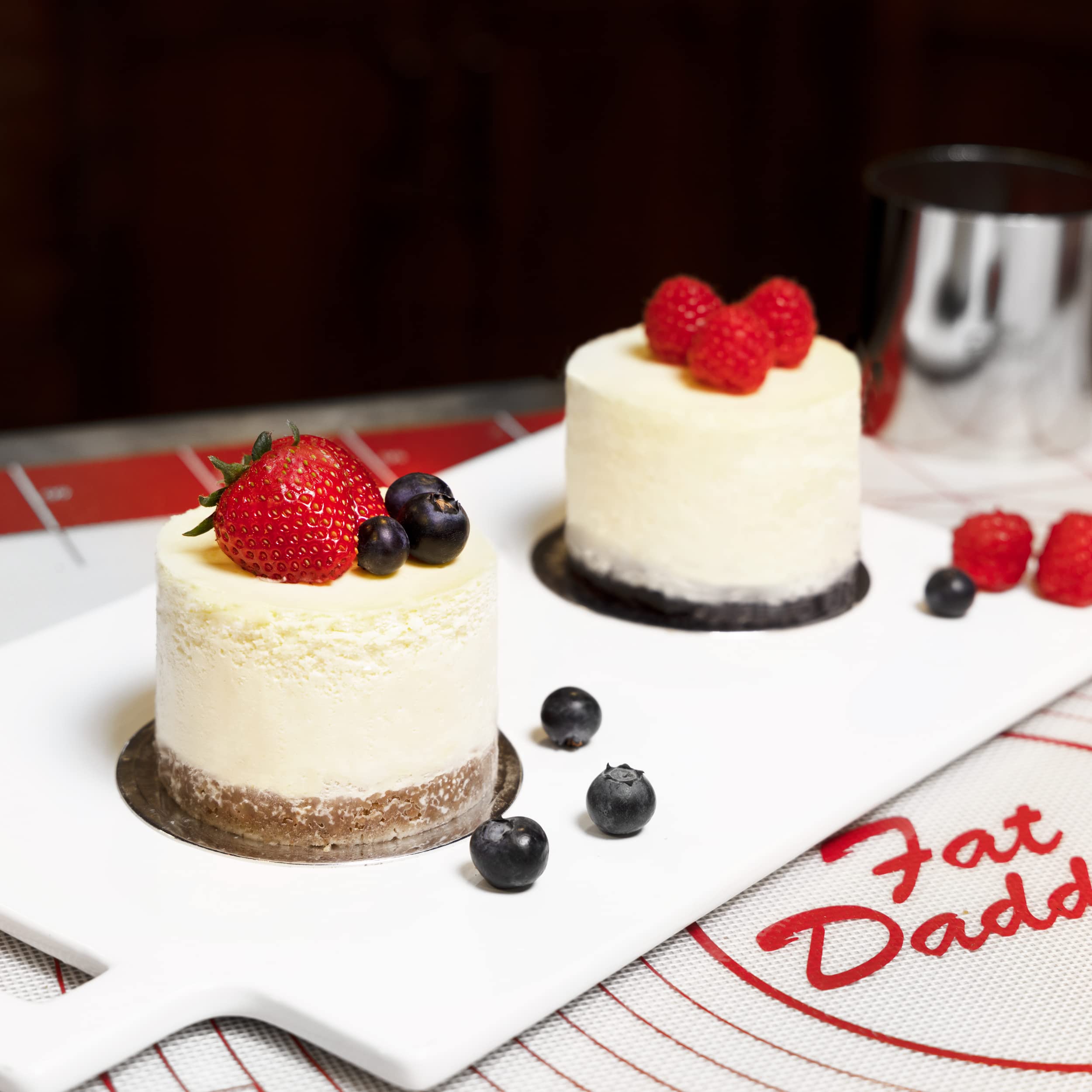 Fat Daddio'S Stainless Steel Round Cake & Pastry Ring, 3 X 2 Inch