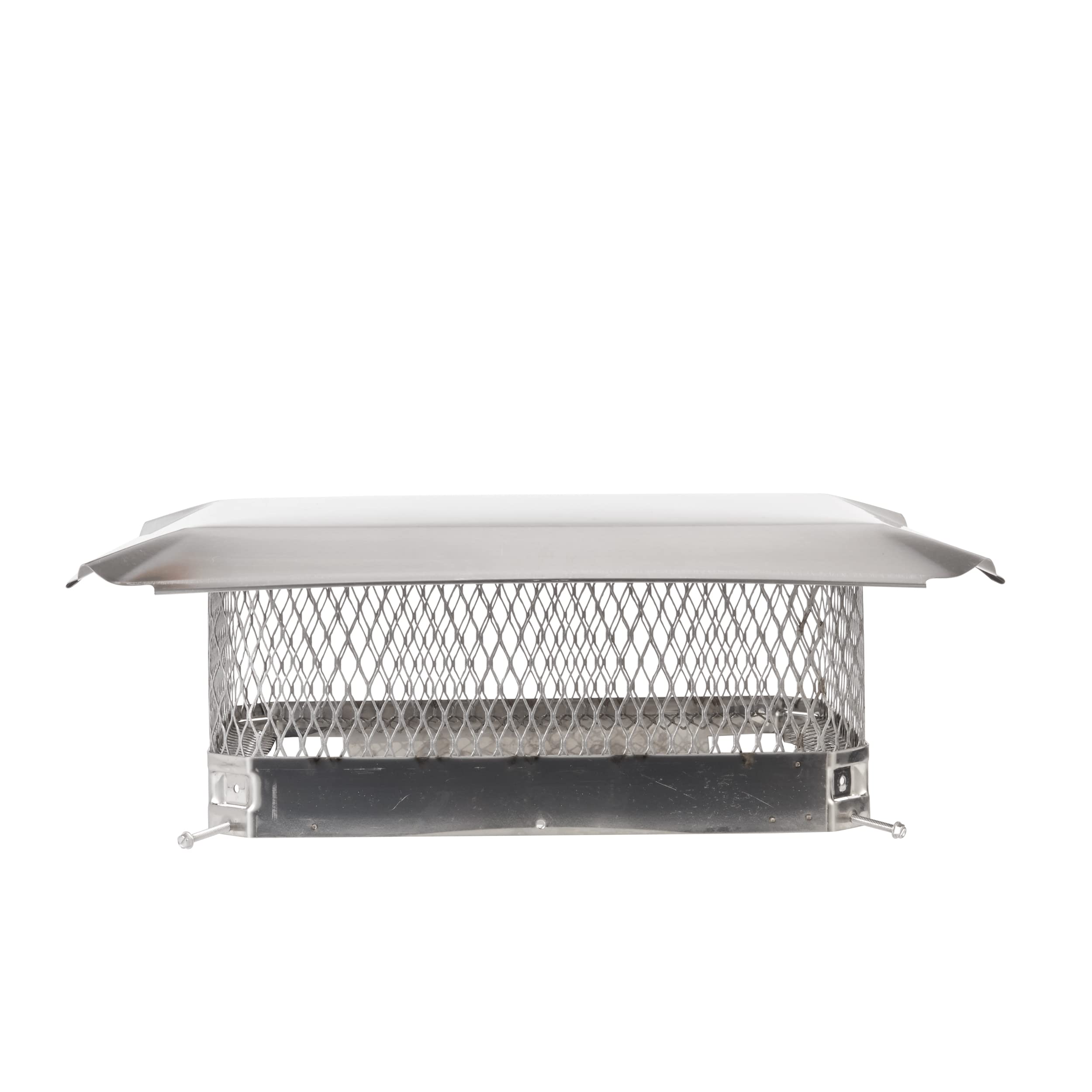 Hy-C Stainless Steel Chimney Cap - Hy-Guard Hgss1318 Bolt-On Chimney Cover, Chimney Flue Cover To Fit On Existing Tiles, Chimney