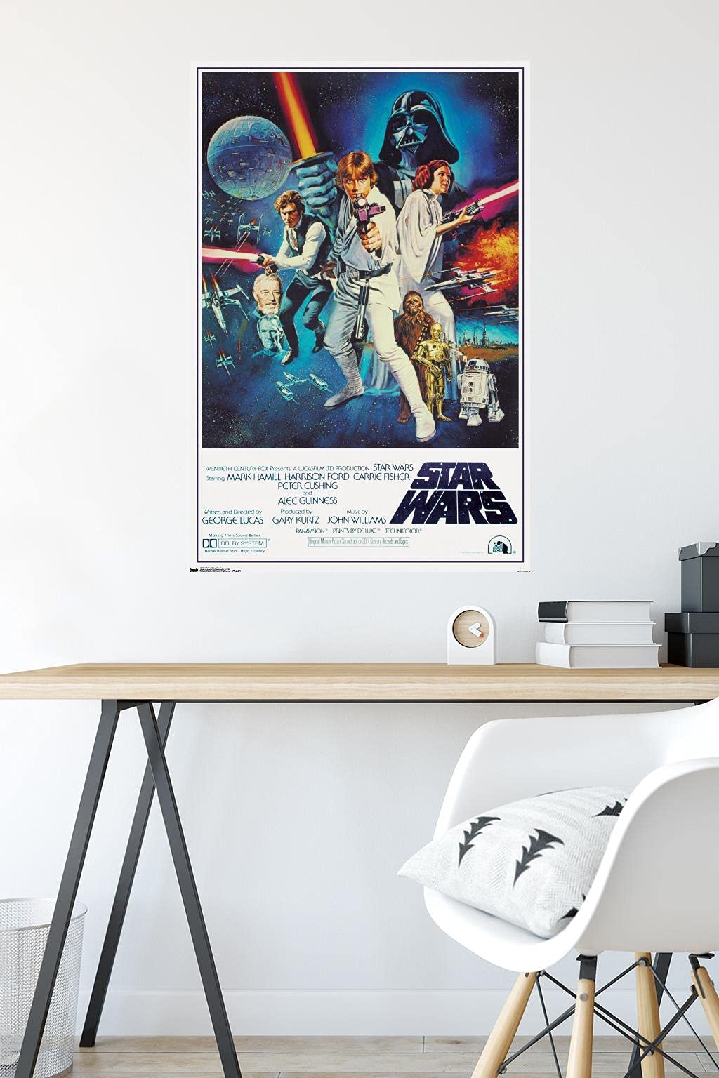 Trends International 24X36 Star Wars-V One Sheet Premium Wall Poster, 22.375'' X 34''
