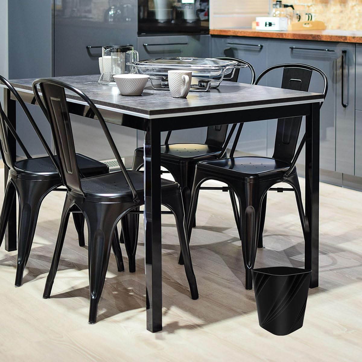 Dajitre Small Plastic Trash Can Wastebasket Recycling Bin For Bathroom, Dorm, Bedroom,Home Office, Garbage Can For Bedroom, Kids