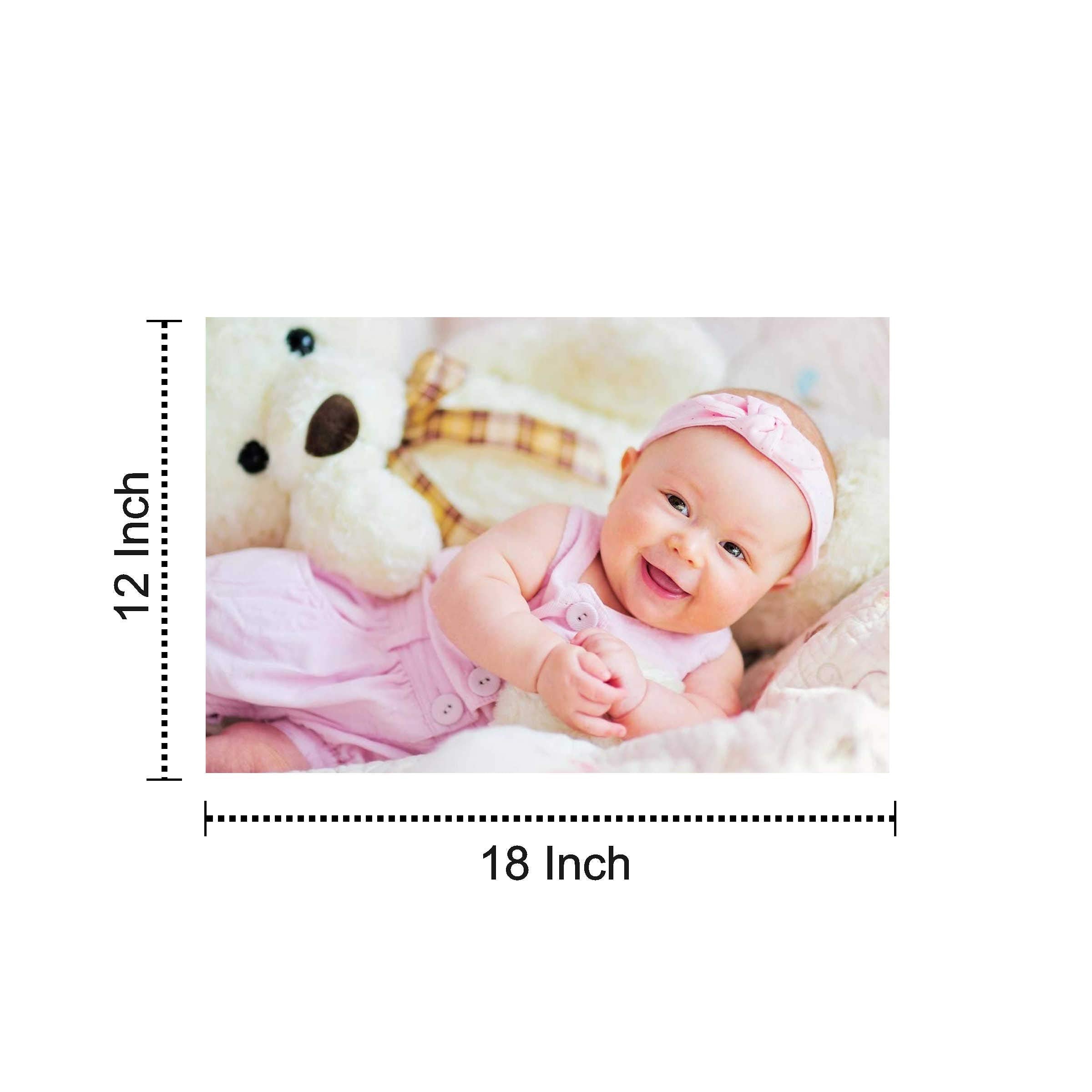 Kartmen Wood Bamboo Children Wall Poster (Multicolour, 12X18 Inch)