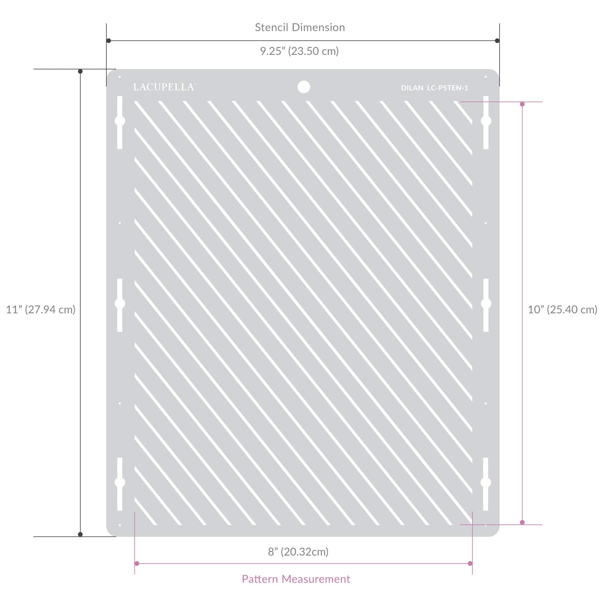 Lacupella Cake Stencil For Buttercream Cake, Royal Icing, Ganache, Painting, Art And Craft (Almae)
