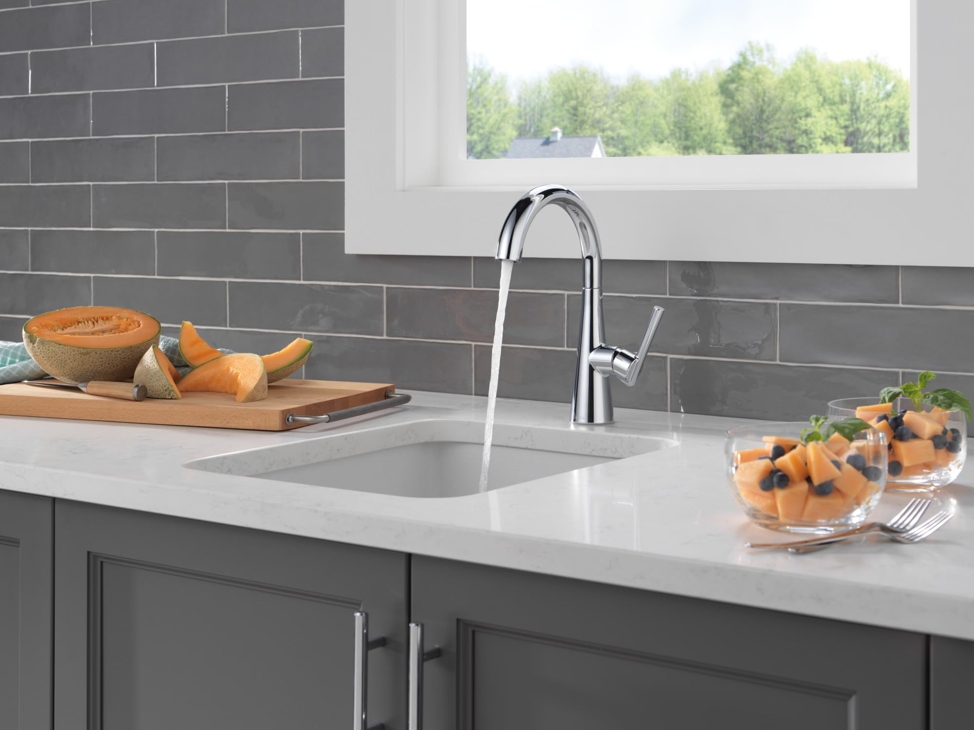 Delta Faucet Bar Faucet Chrome, Bar Sink Faucet Single Hole Chrome, Wet Bar Faucets, Prep Sink Faucet, Faucet For Bar Sink, Chro