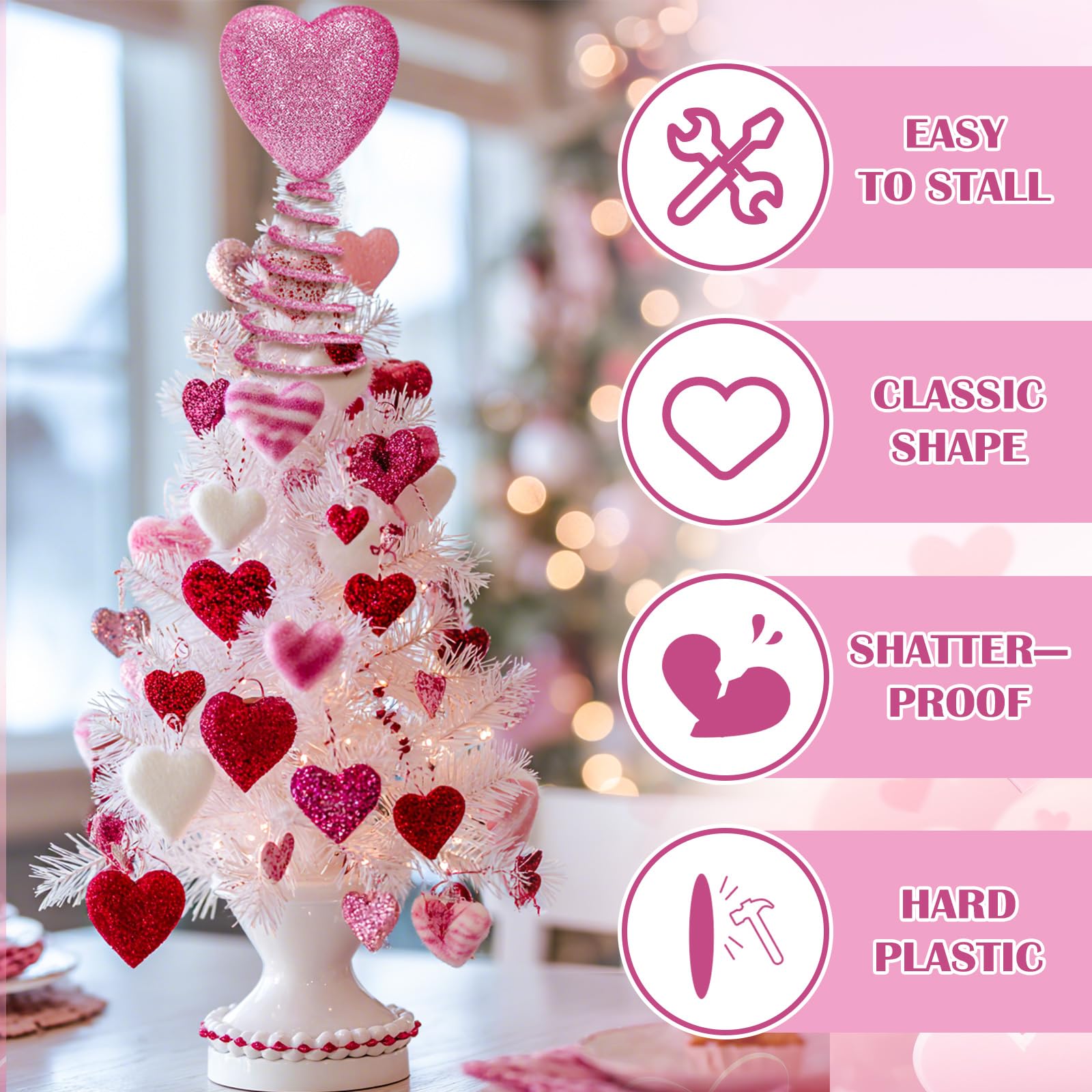 Gejoy Mini Christmas Rustic Tree Topper Natural Star 6 Inch Miniature Star Tree Topper for Christmas Home Decor Winter Holiday (