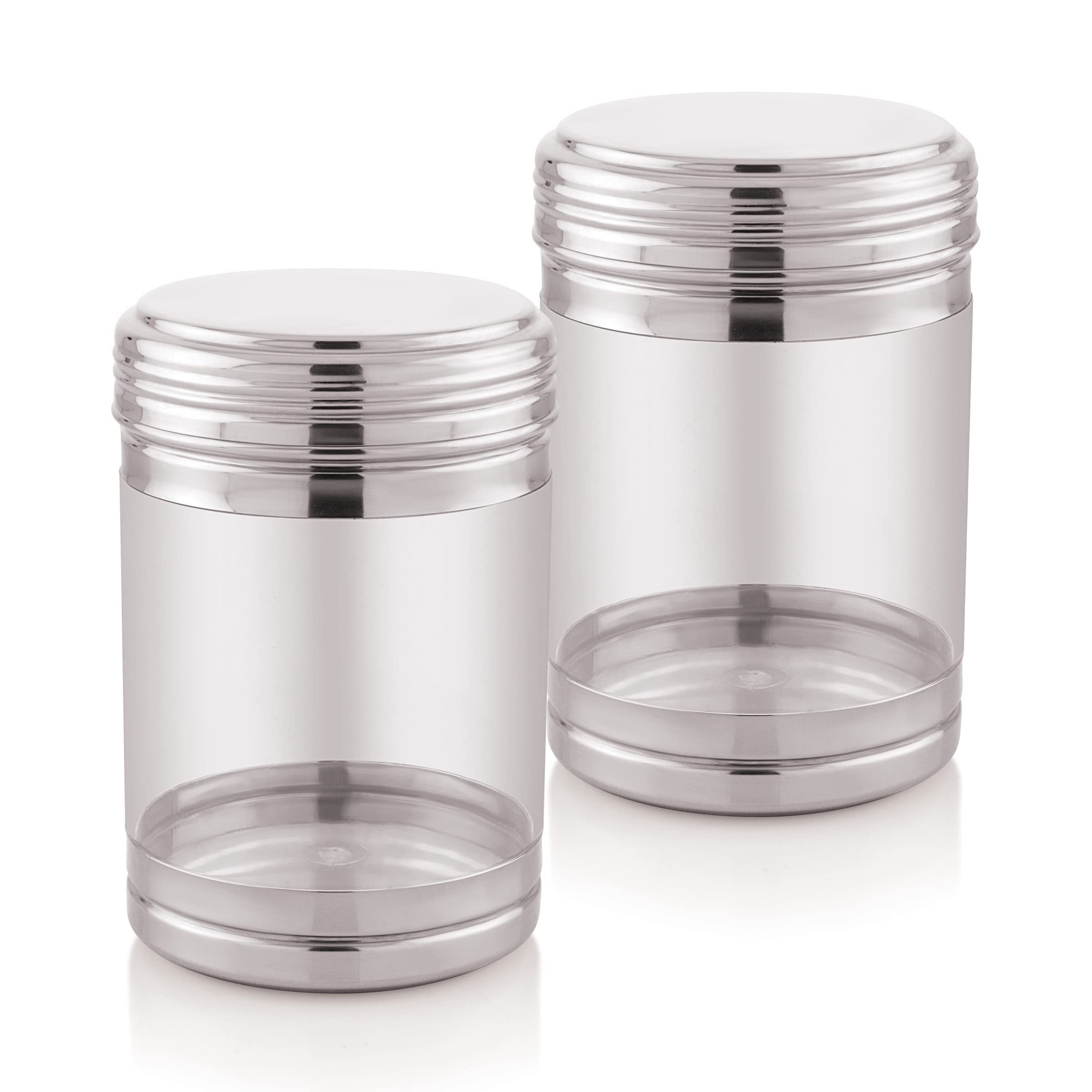 Attro Nexon Stainless Steel See Through Airtight Containers For Masala Box, Dry Fruit Jars, Kitchen Container, Storage Box, 1200