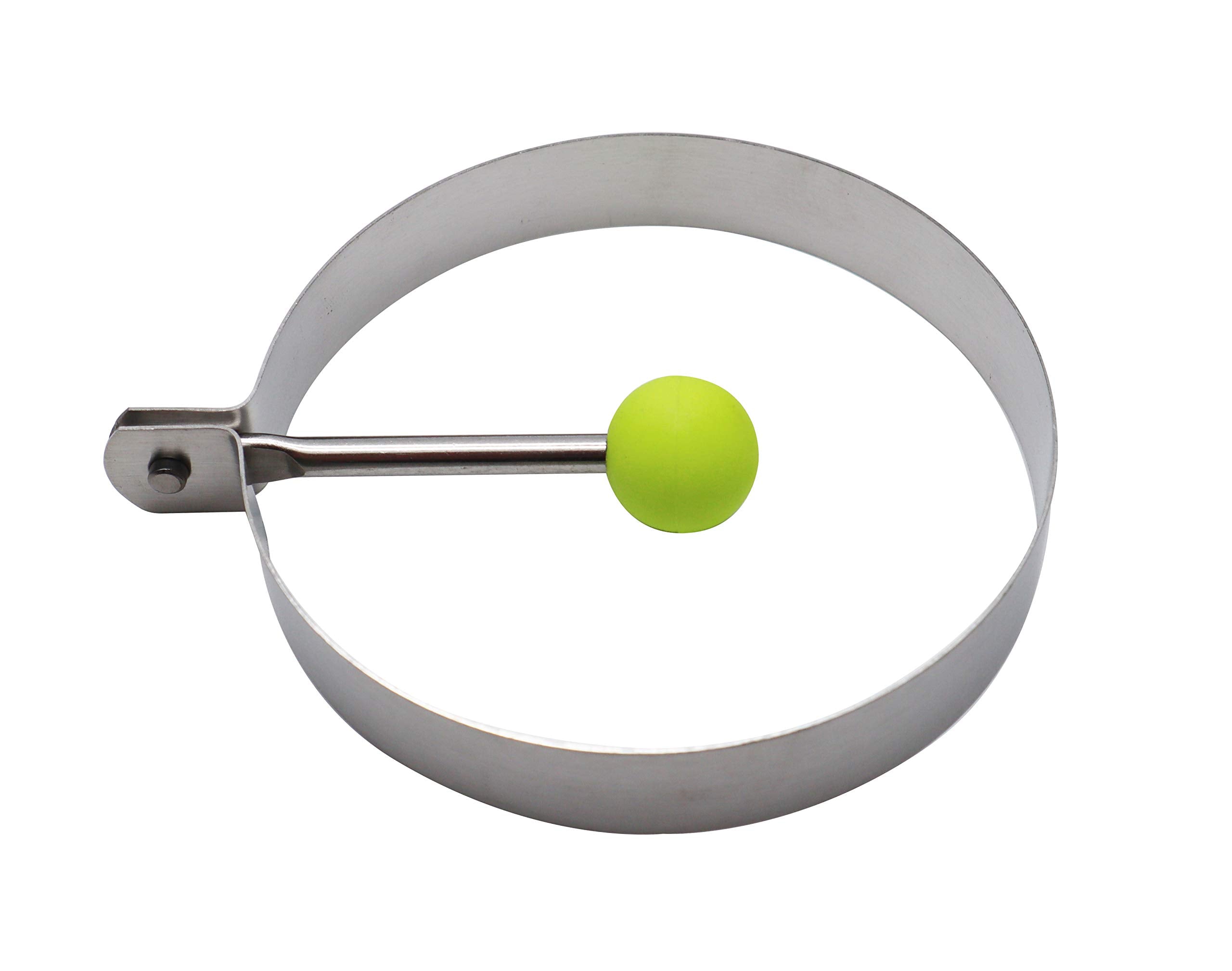 Excelity 4 Sets Stainless Steel Fried Egg Shaper Poachers Pancake Ring Mold For Kitchen Cooking Breakfasts Tools