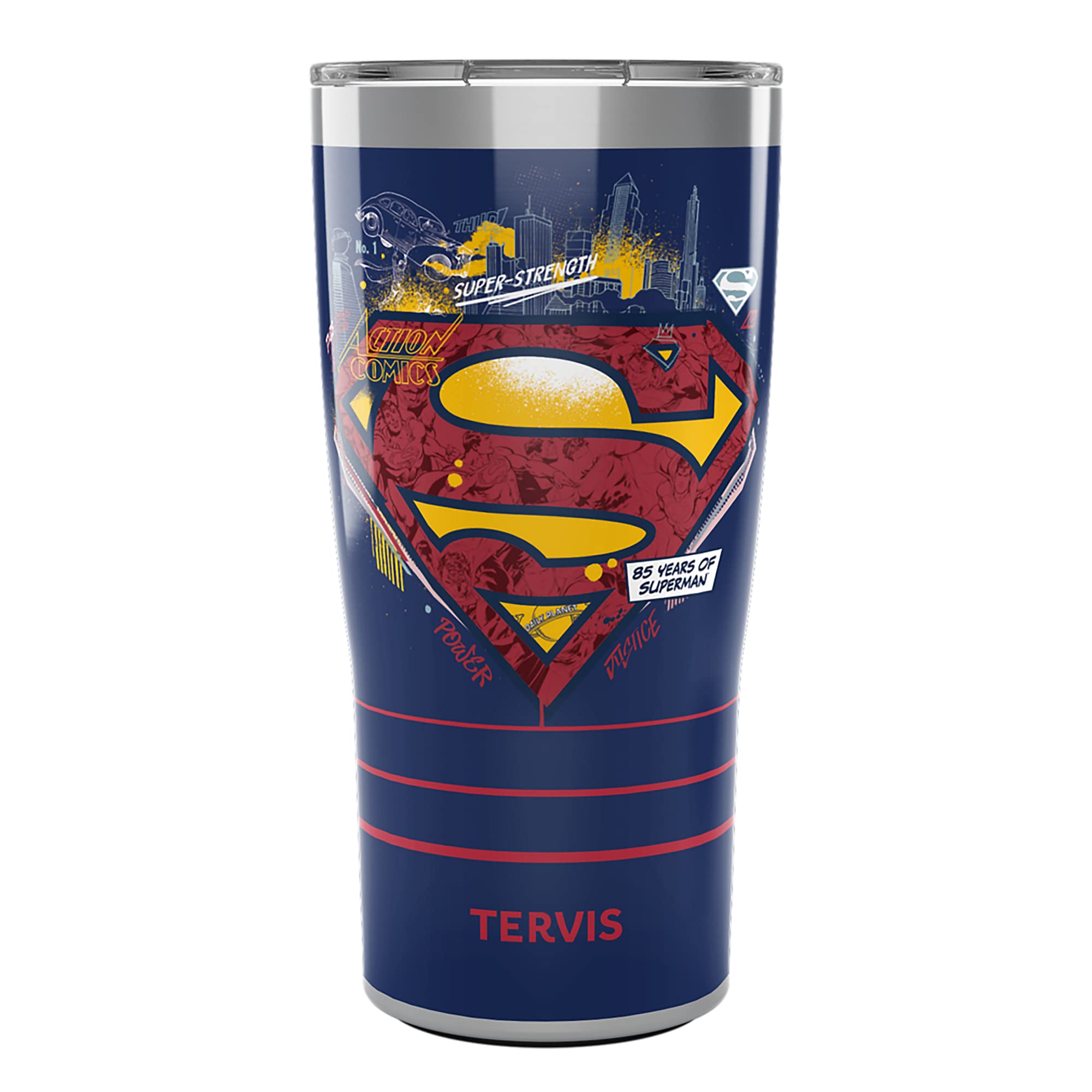 Tervis 20oz Stainless Steel Tumbler | DC Comics  Superman 85th Anniversary