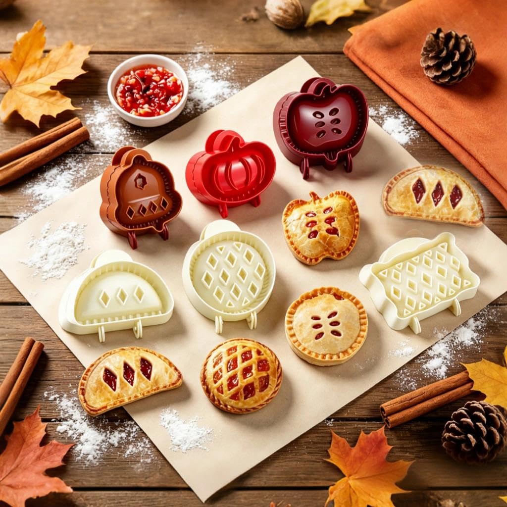 Wpzrek Pie Pans  6 Pack HandPieMolds