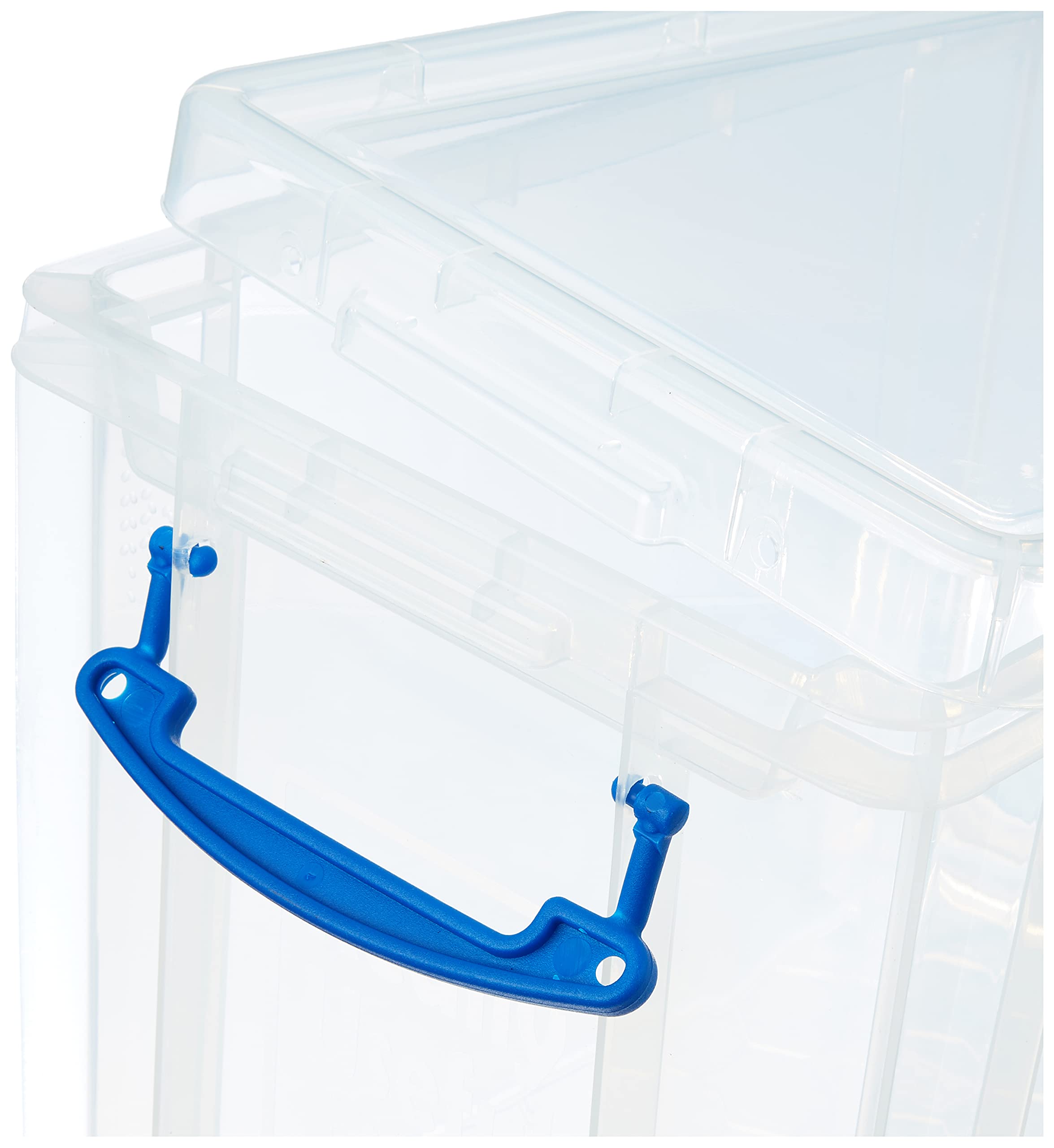 Really Useful Box 19 Liter Plastic Stackable Storage Container With Snap Lid & Built-In Clip Lock Handles For Home Or Office Org