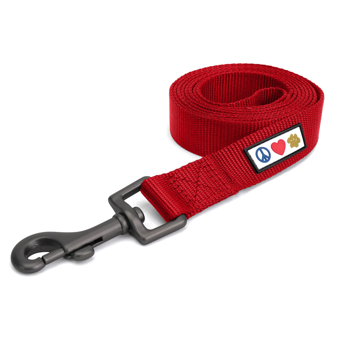 Pawtitas 6 Ft Solid Color Leash Puppy Leash Dog Leash Comfortable Handle Dog Training Leash 6 Ft Dog Leash Medium Dog Leash  Lar