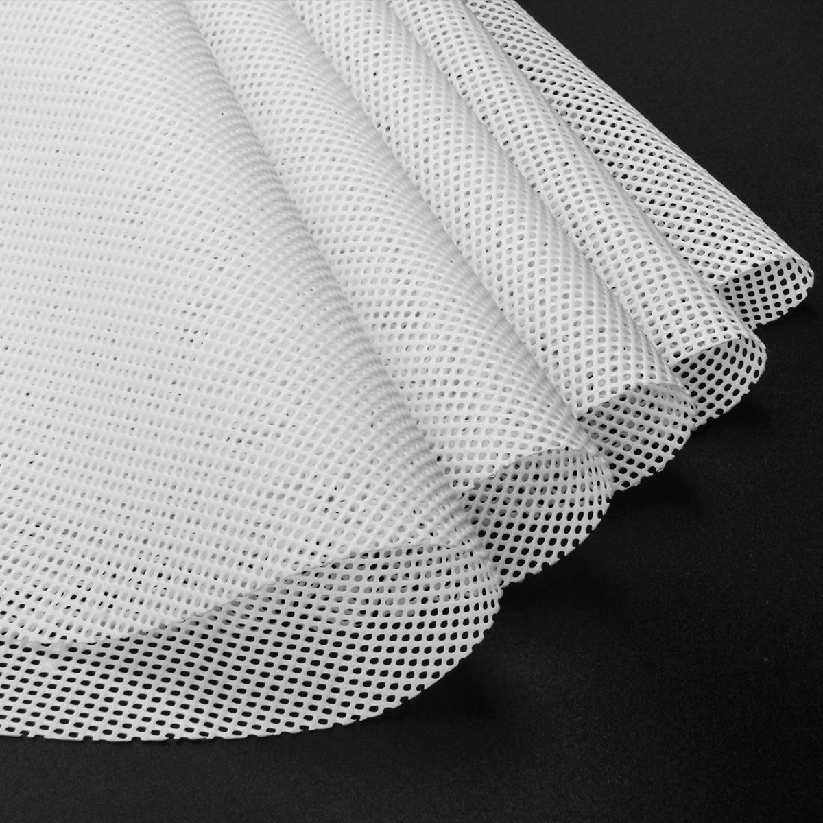 Coitak 12 Inch 5Pcs Non Stick Silicone Steamer Liners, Mesh Mat Pad Steamed Buns Dumplings Baking Pastry Dim Sum Mesh