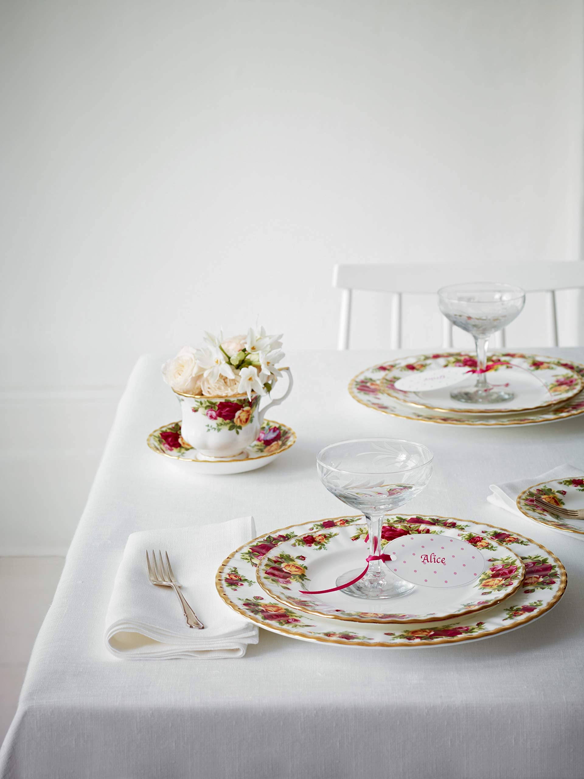Royal Albert Old Country Roses Set Of 4 Salad Plates, 8'', Multi
