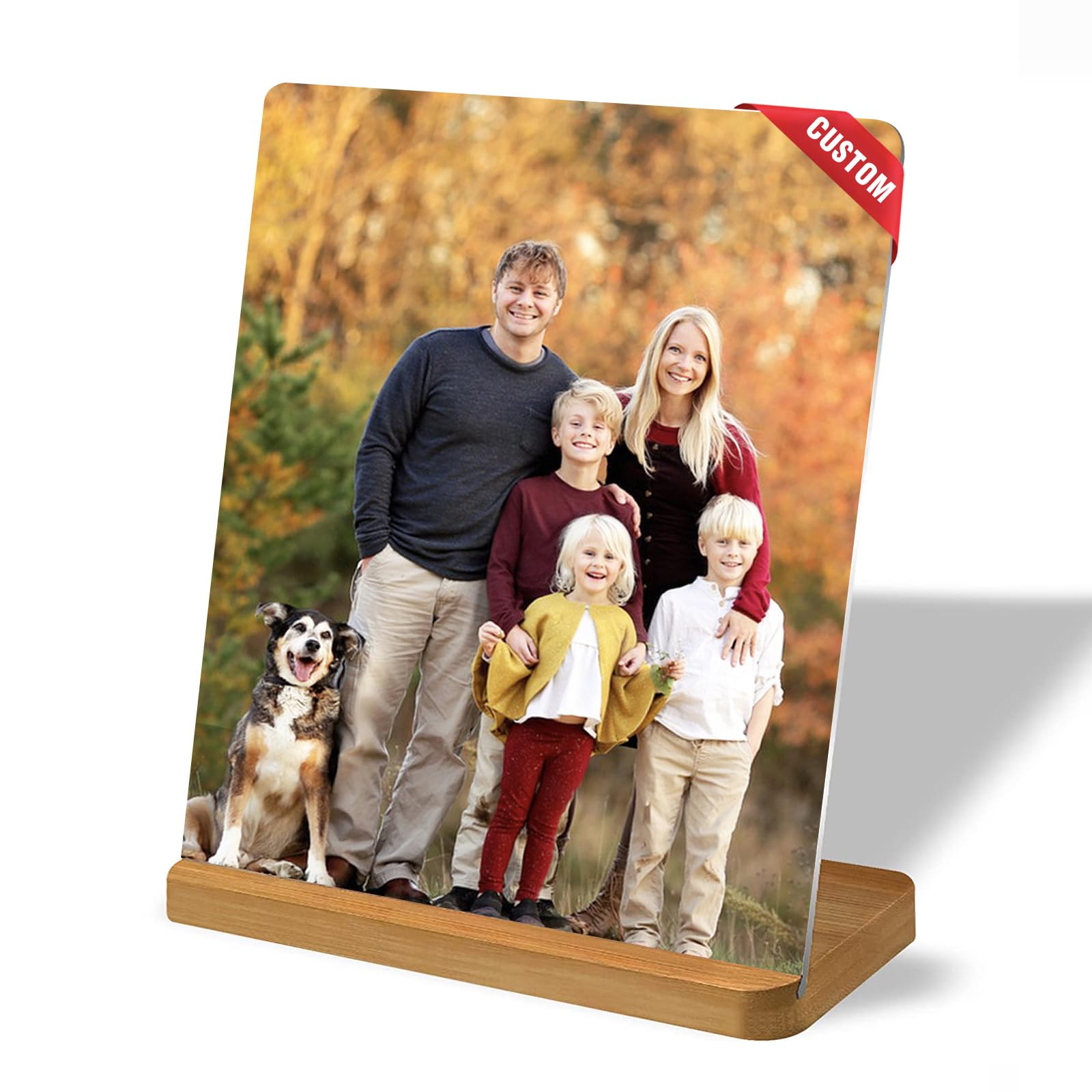 Custom Style Custom Metal Photo Prints,Customize Your Own Picture Frame,Personalized Metal Picture Gift For Family And Lovers