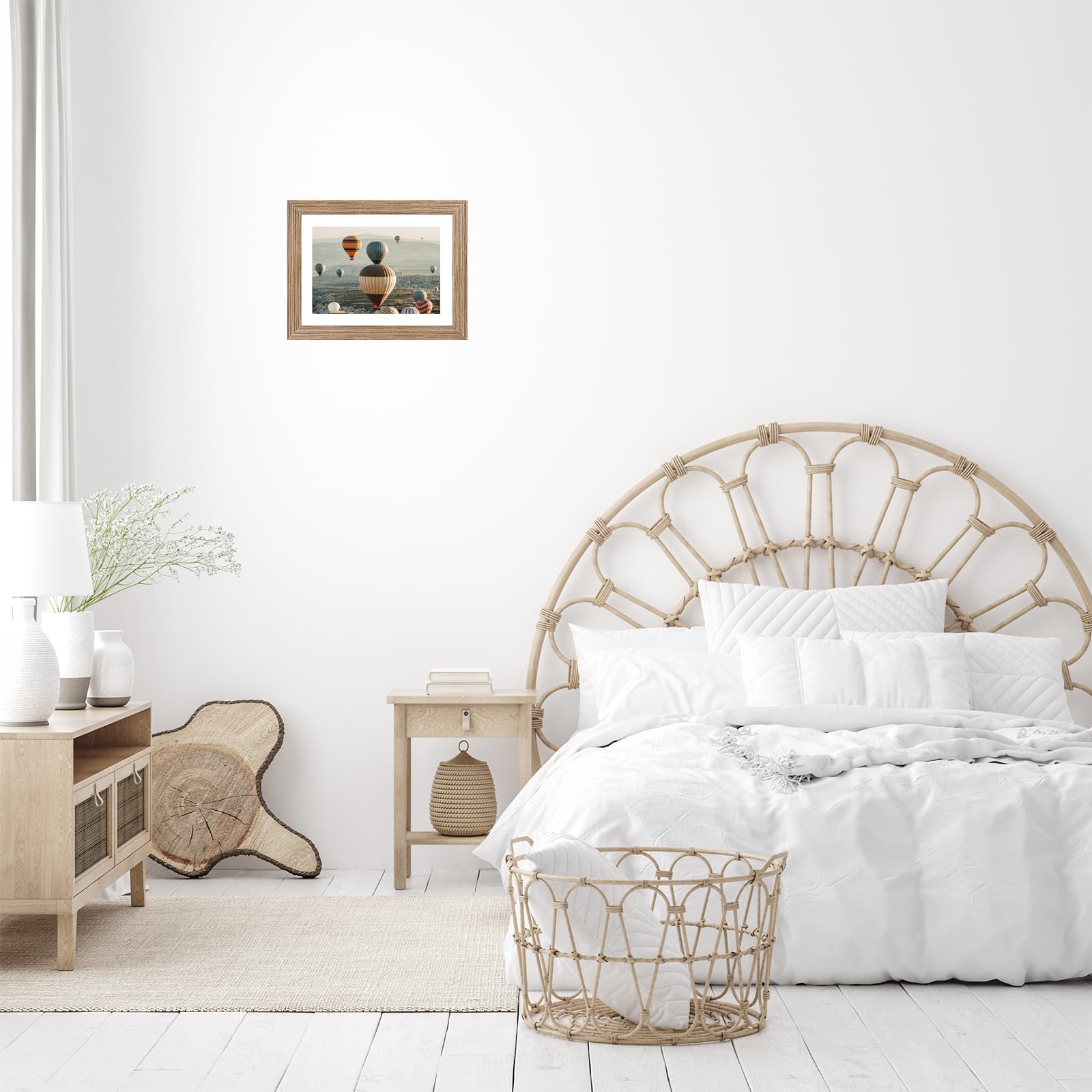 JCJMY 5x7 Picture Frame with 4x6 Mat for Wall Hanging or Tabletop, Display Photo 4x6 with Mat or 5x7 Without Mat, 5 by 7 Wall Ga