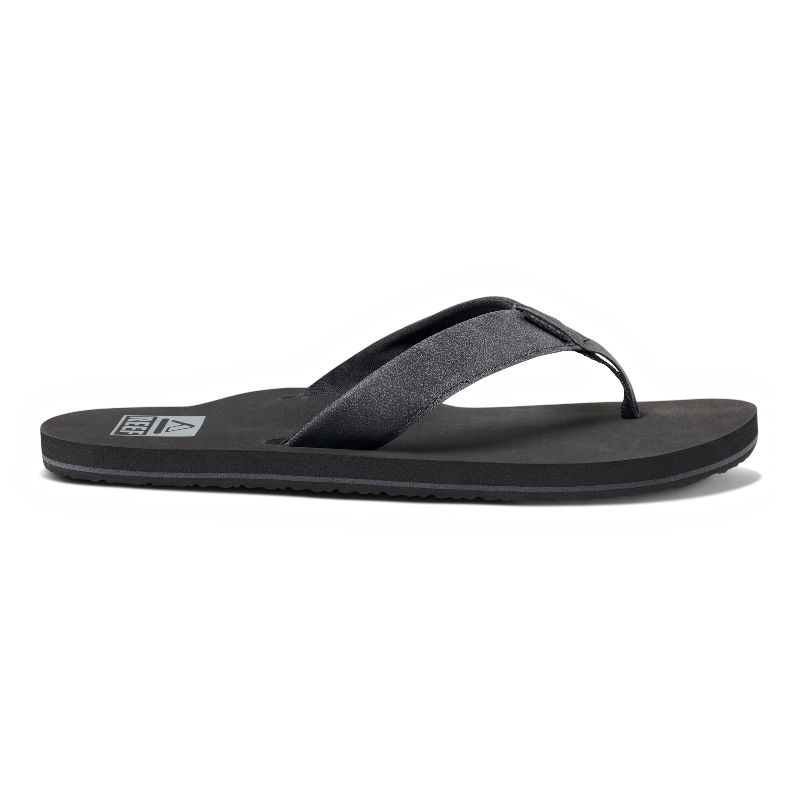 Reef Mens Sandals, Reef Twinpin, Blackblack, 7