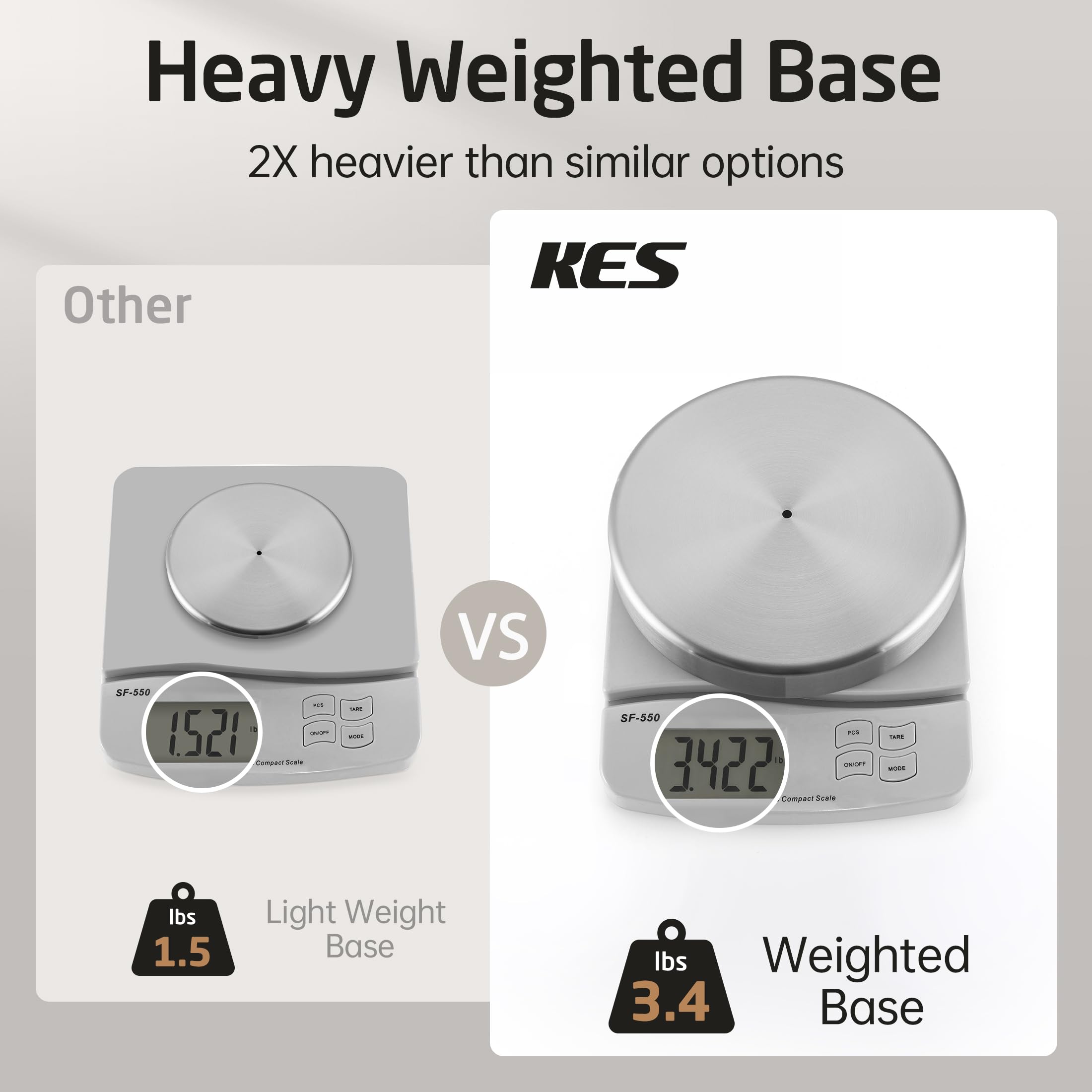 KES Toilet Paper Holder Stand 26'' H (Taller Version)  Free Standing Toilet Paper Roll Holder with Weighted Base for Bathroom  Rustproof SUS304 Stainless Steel Brushed Finish  BPH283S66-2