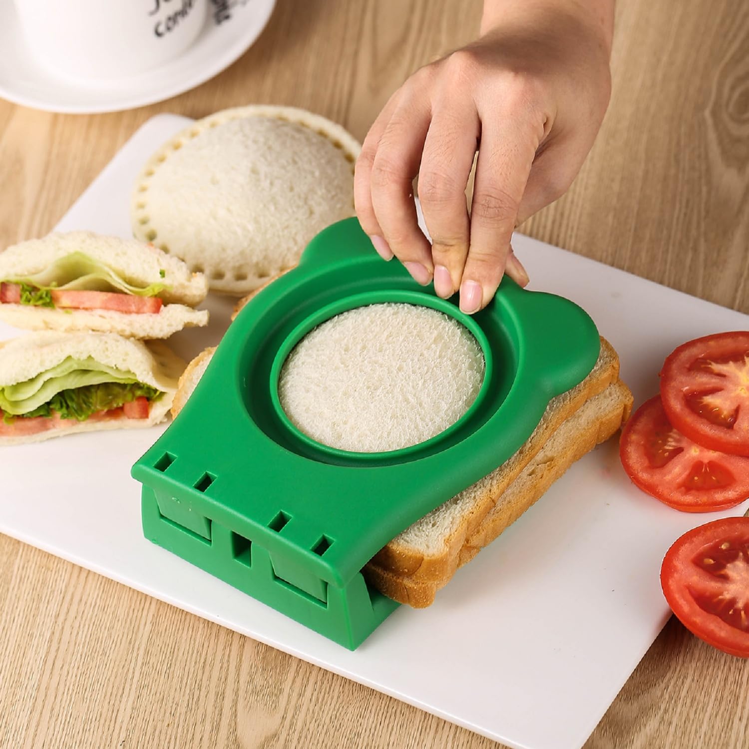 Joymercado Sandwich Cutter And Sealer, Sandwich Cutter For Kids, Bread Sandwich Decruster, Uncrustables Sandwich Maker, Diy Cook