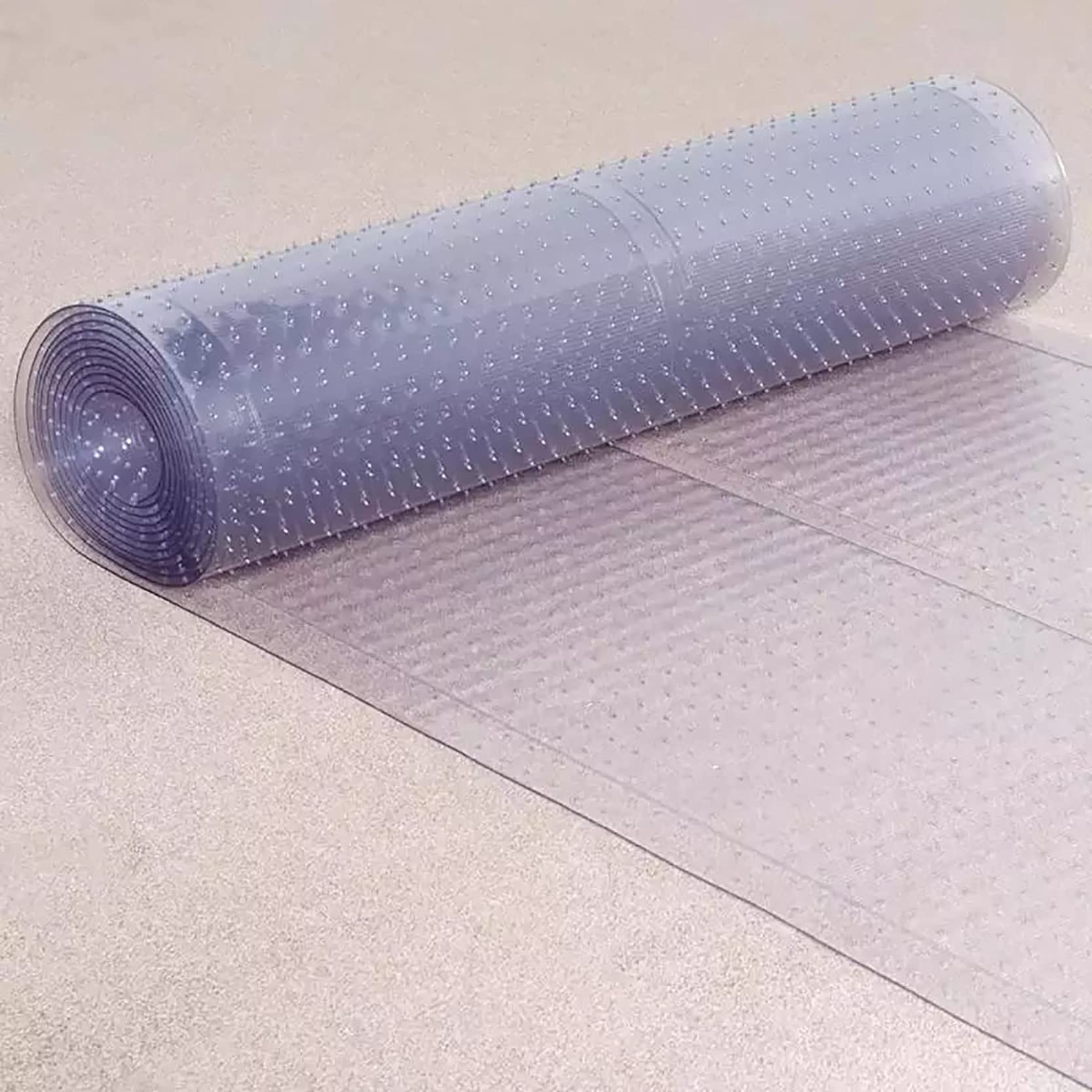 Bargain House Clear Heavy-Duty Vinyl Plastic Carpet Protector 100% Waterproof Carpet Floor Mat Protector Runner Guard Protector 