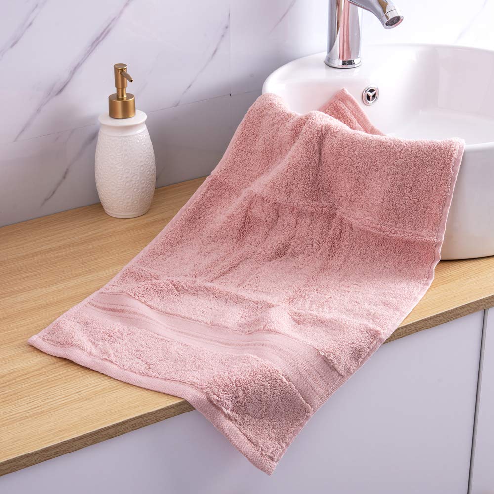 Lizling Luxury Bath Towels Set 3 Pack, Towel Set 100% Cotton (1 Large Bath Towel, 1 Hand Towel, 1 Washcloth) Ultra Soft And High