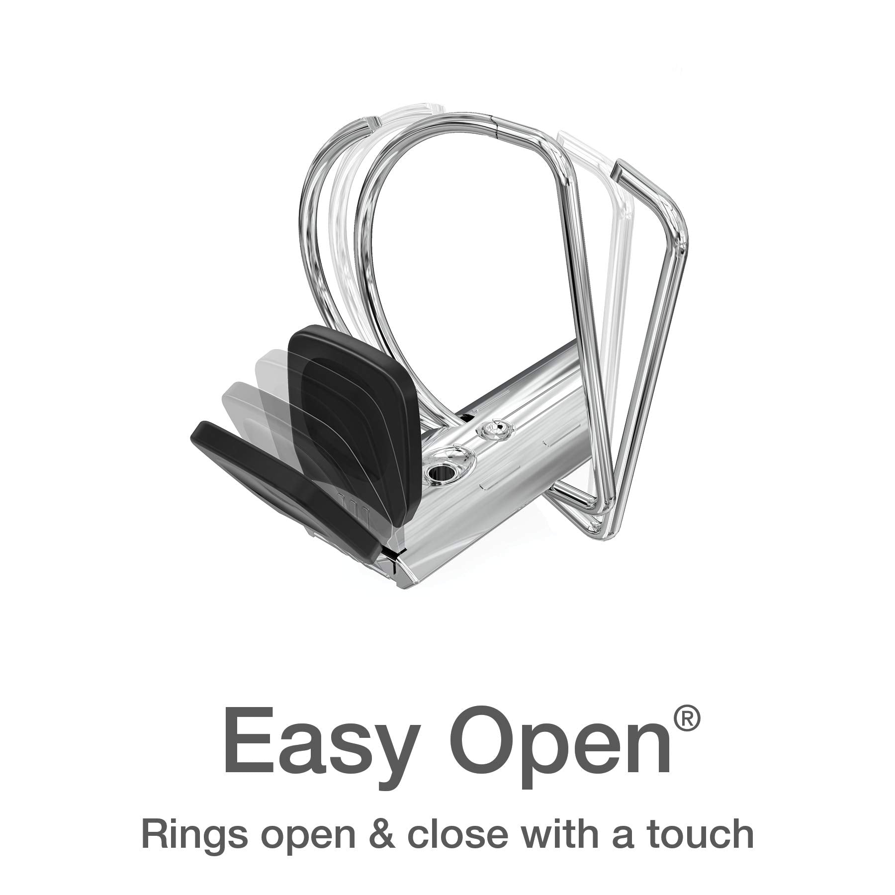 Oxford 3 Ring Binders, 2 Inch One-Touch Easy Open D Rings, View Binder Covers, Durable Hinge, Non-Stick, Pvc-Free, Fashion Color
