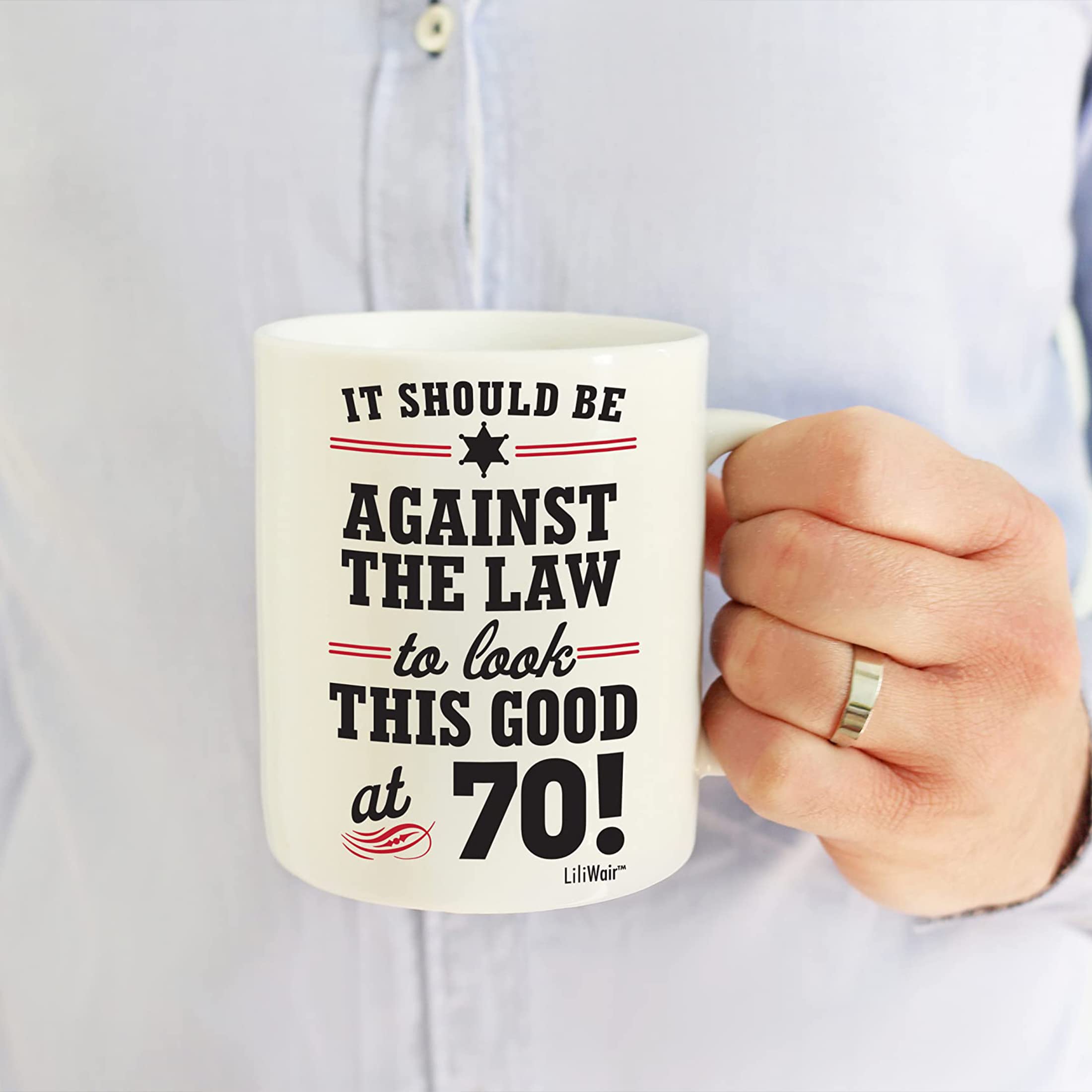 70Th Birthday Gifts For Women Seventy Years Old Men Gift Mugs Happy Funny 70 Mens Womens Womans Wives Female Man Best Friend 195