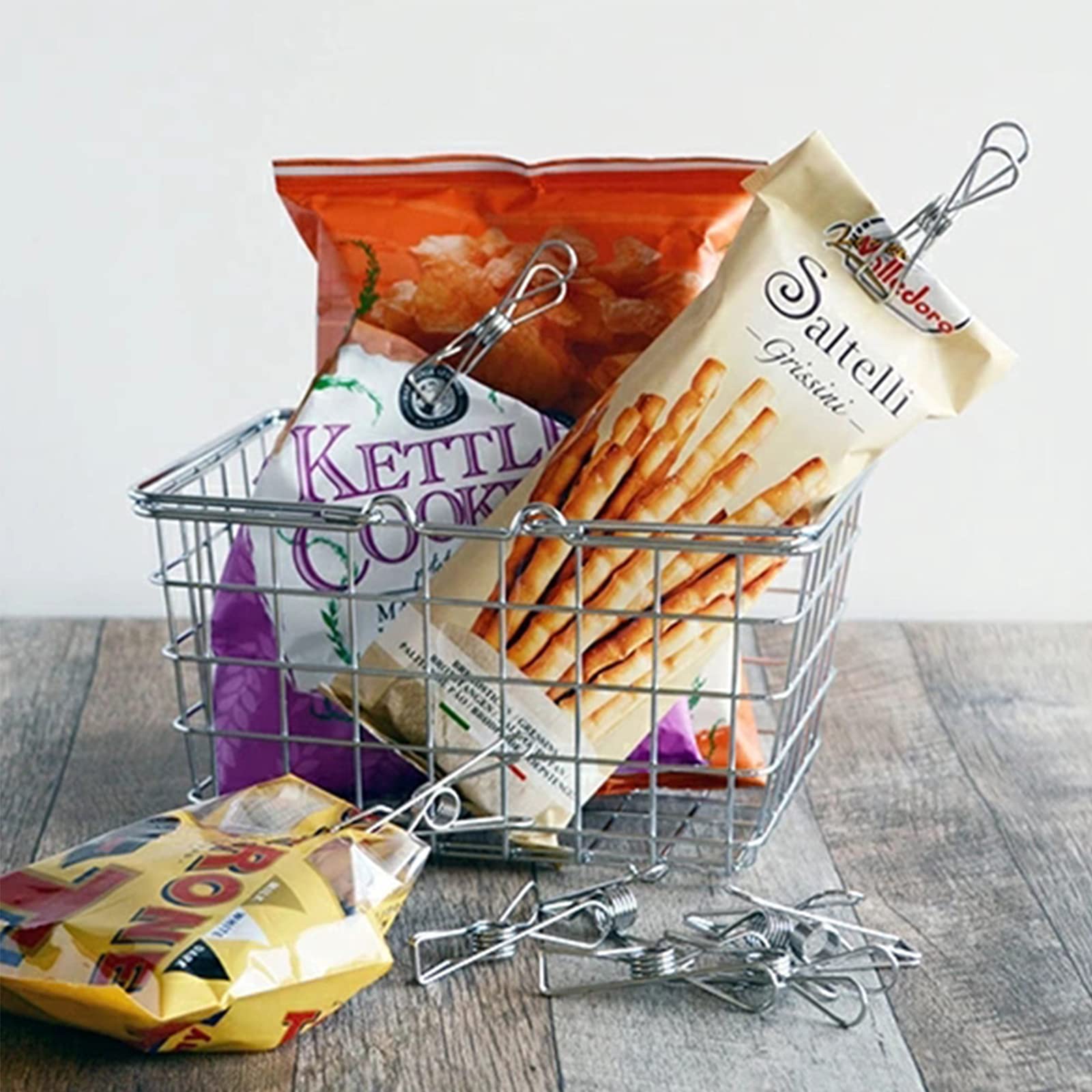 40 Pack Stainless Steel Clothes Pins, Stainless Steel Laundry Hanging Clothesline Clips Clothes Pegs For Washing Line Clothes Pe