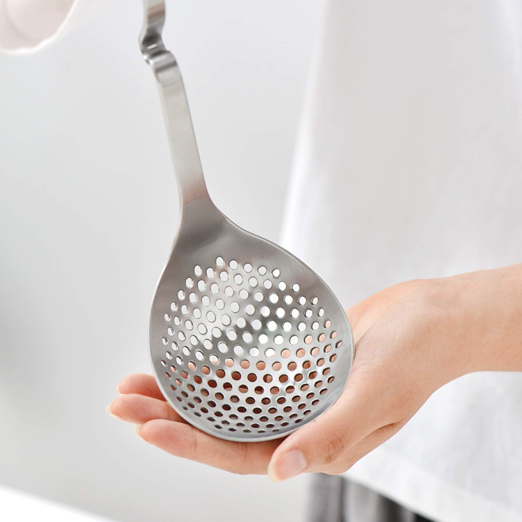 Nmqlx 2 Pack Soup Ladle And Skimmer Slotted Spoon Set