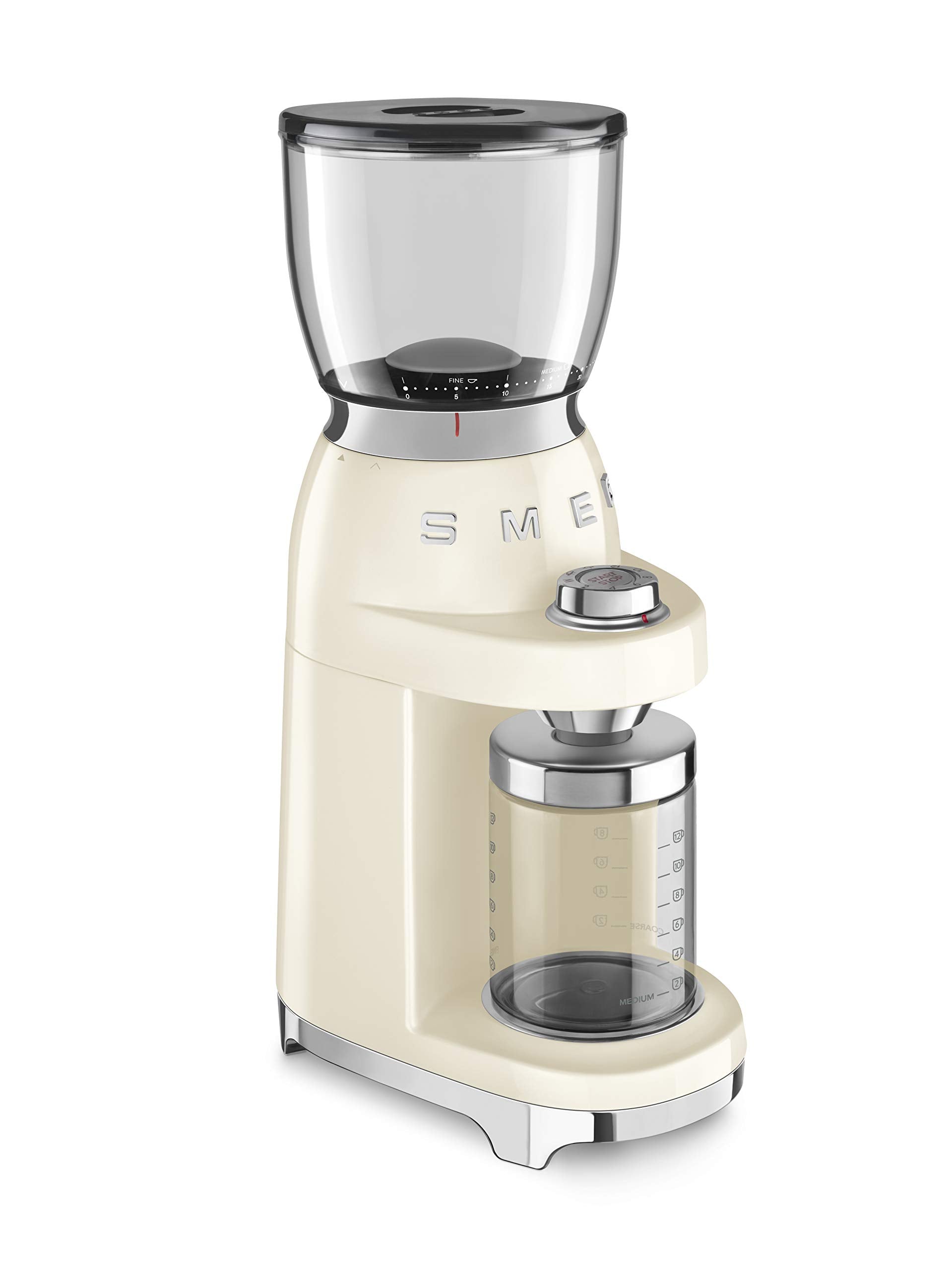 SMEG Retro Electric Coffee Grinder (Cream)