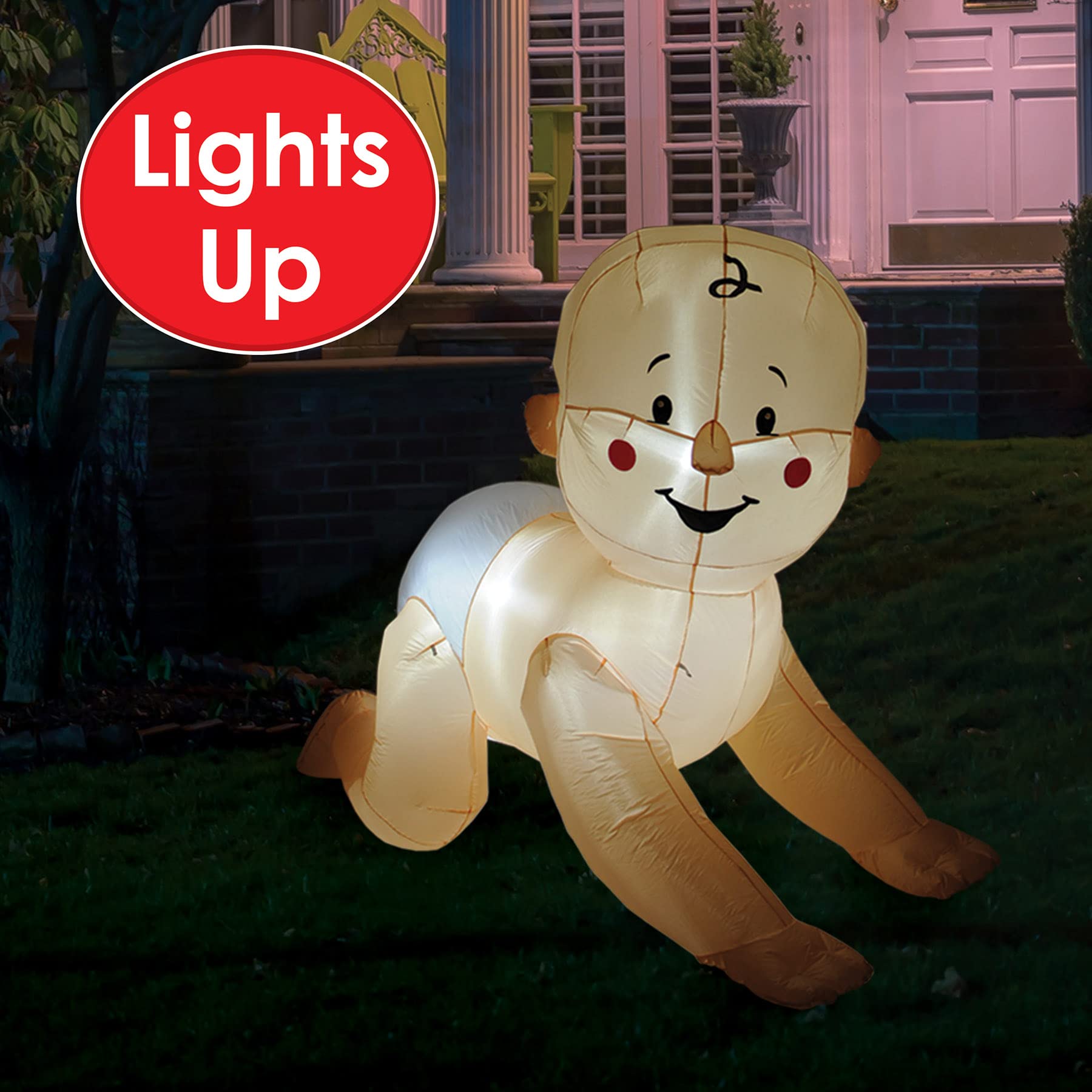 Beistle Jumbo Baby Inflatable Multicolor