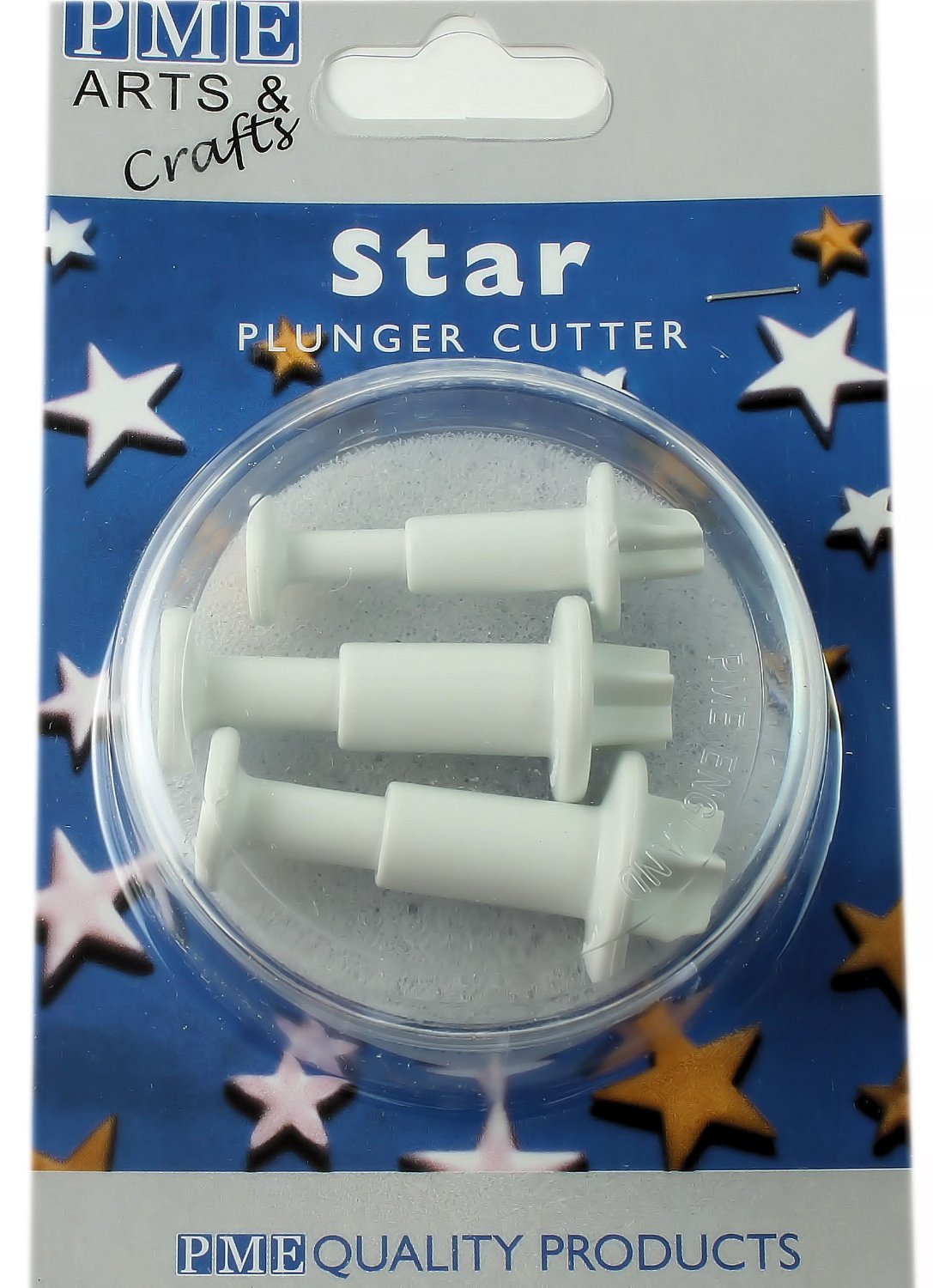 Pme Plunger Cutters, Star, 3-Pack