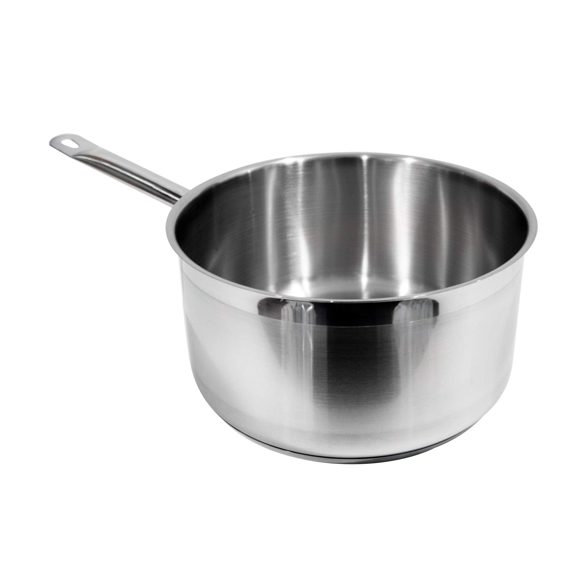 Update International 10 Qt Induction Ready S/S Sauce Pan W/Cover And Helper Handle