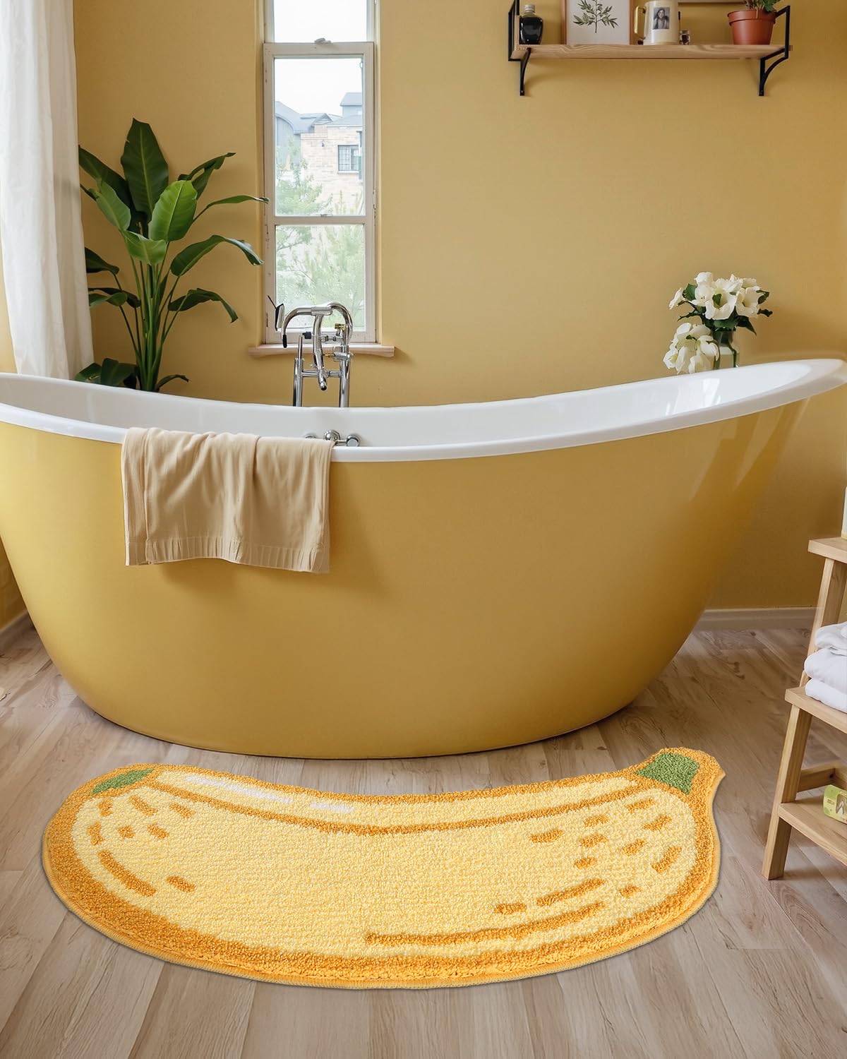 Lumi Cute Bathroom Rugs, Funny Fruit Runner Rug, Soft Plush Fluffy Bath Mat, Absorbent, Non-Slip For Bathroom, Kitchen Sink, Bed