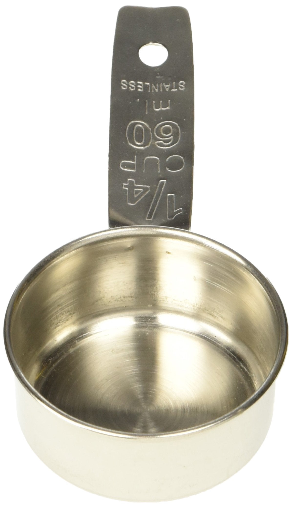 Crestware Stainless Steel, 1/4 Measuring Cup, Silver